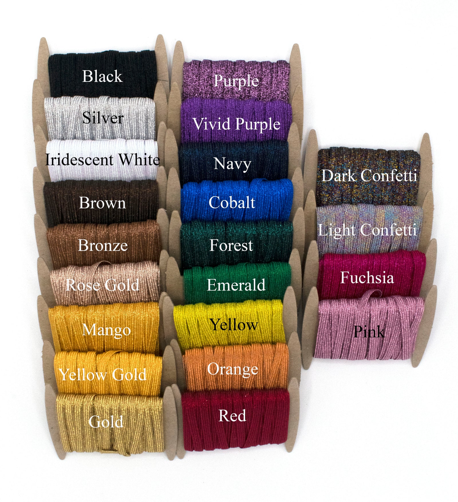 1/4 inch Elastic Vivid Purple Elastic