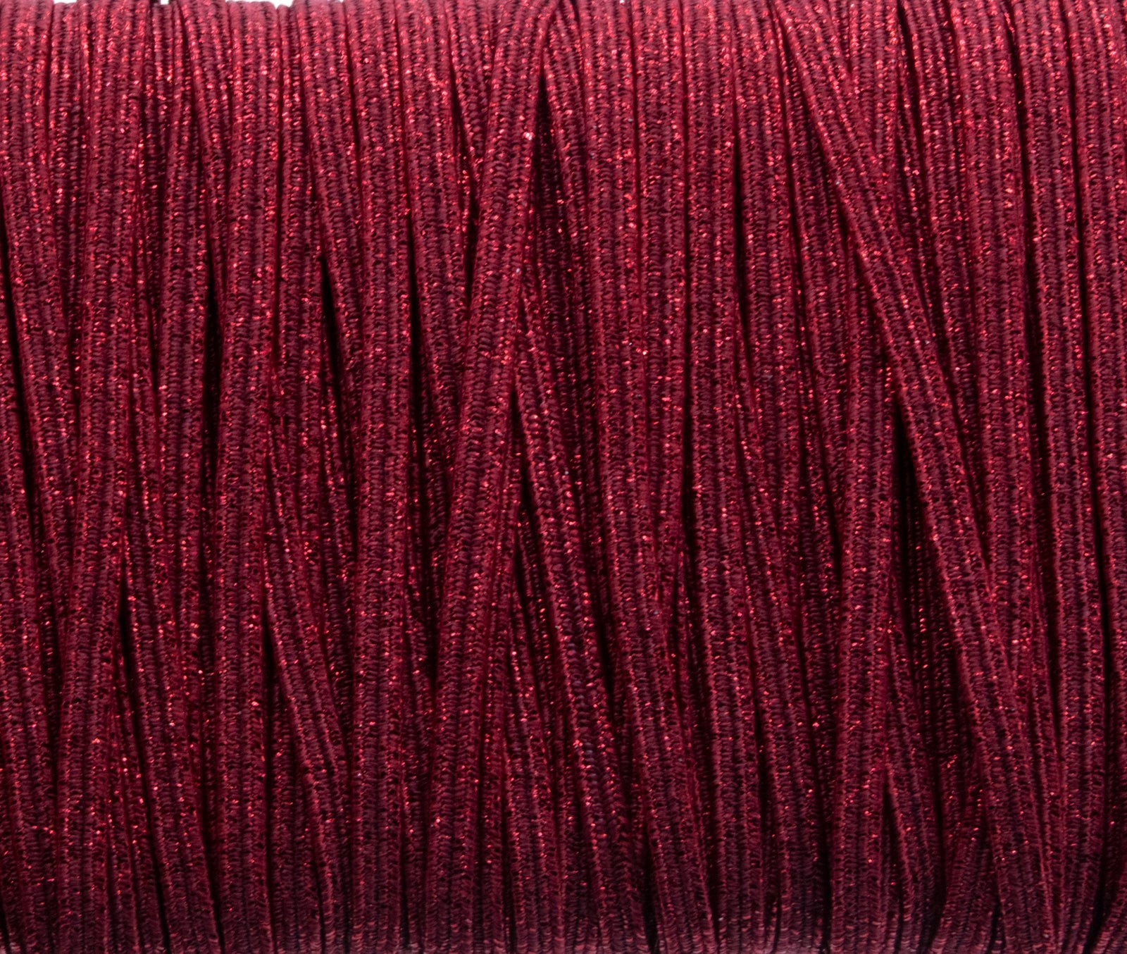 1/8 inch Elastic Metallic Red Elastic