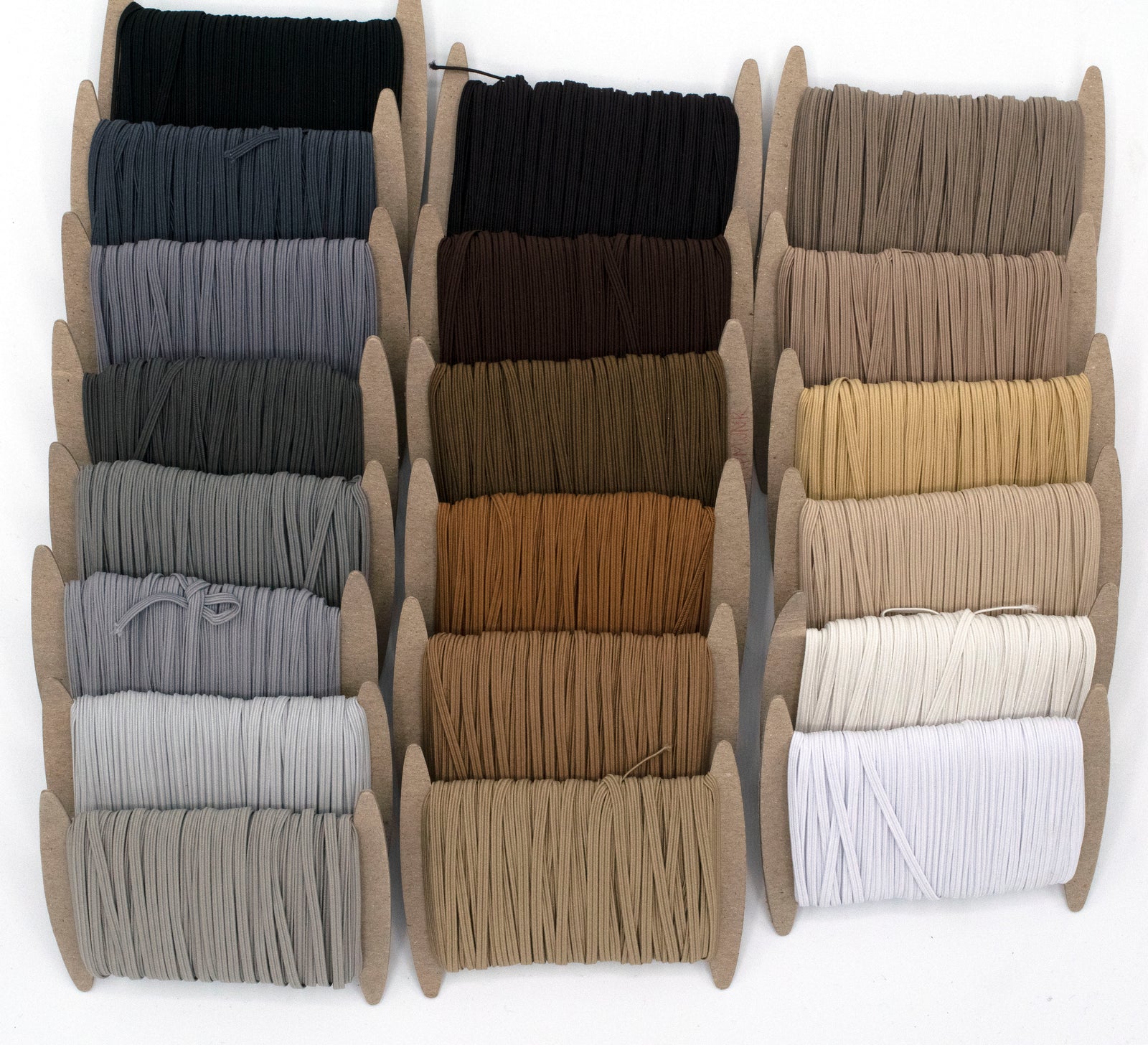 1/8 inch Elastic Metallic Black Elastic