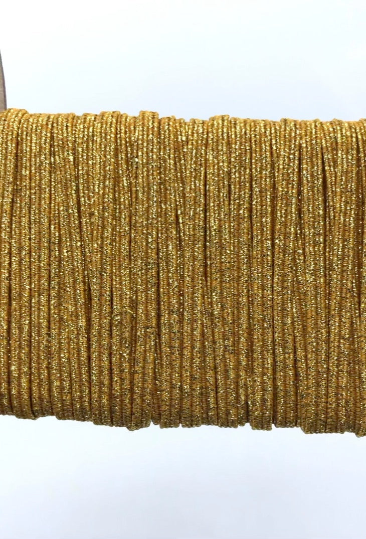 1/8 inch Elastic Metallic Mango Elastic