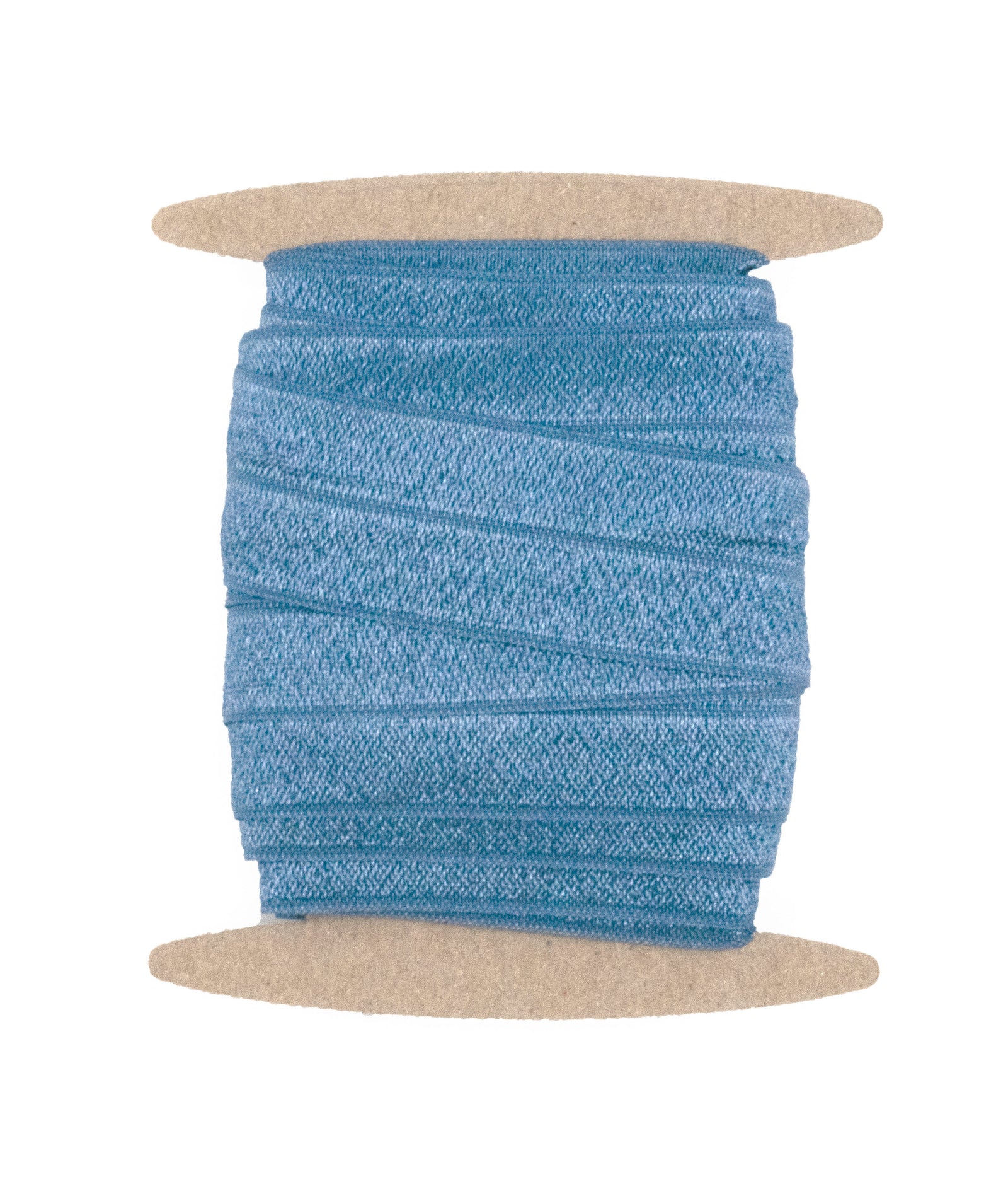 1" Fold Over Elastic Antique Blue Elastic