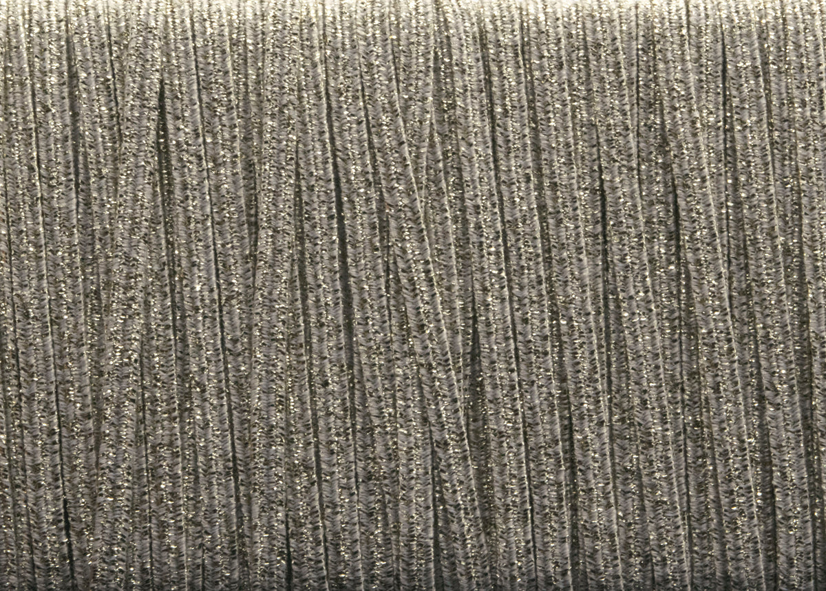 1/8 inch Elastic Metallic Champagne Elastic
