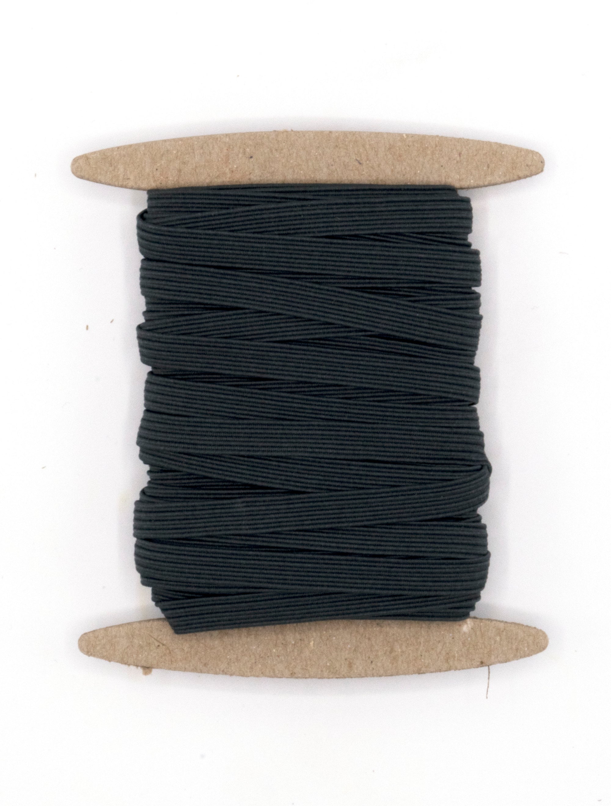 1/4 inch Elastic Charcoal Skinny Elastic