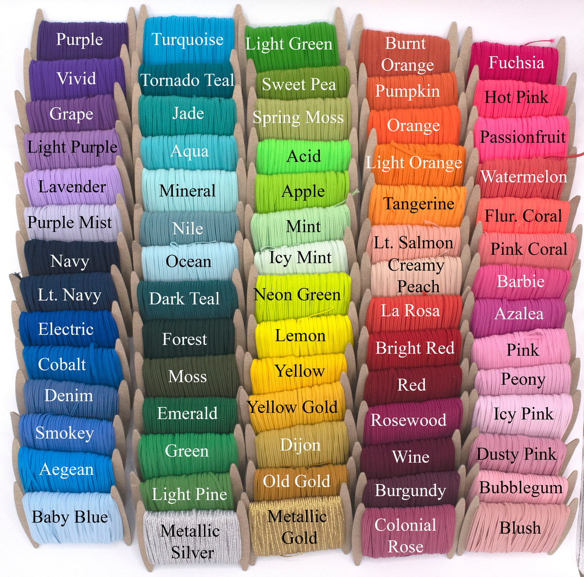 1/8 inch Elastic Silver Elastic