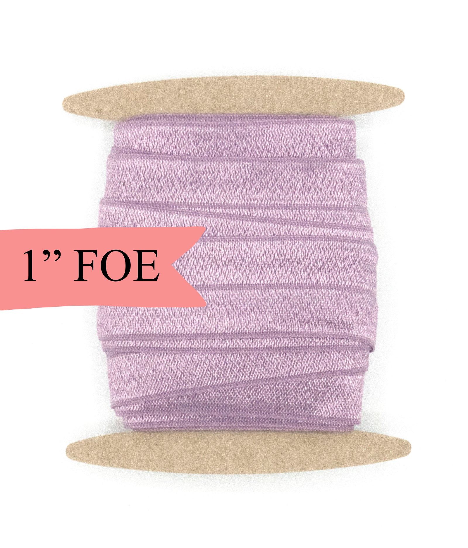 1" Fold Over Elastic Fresco Purple Elastic