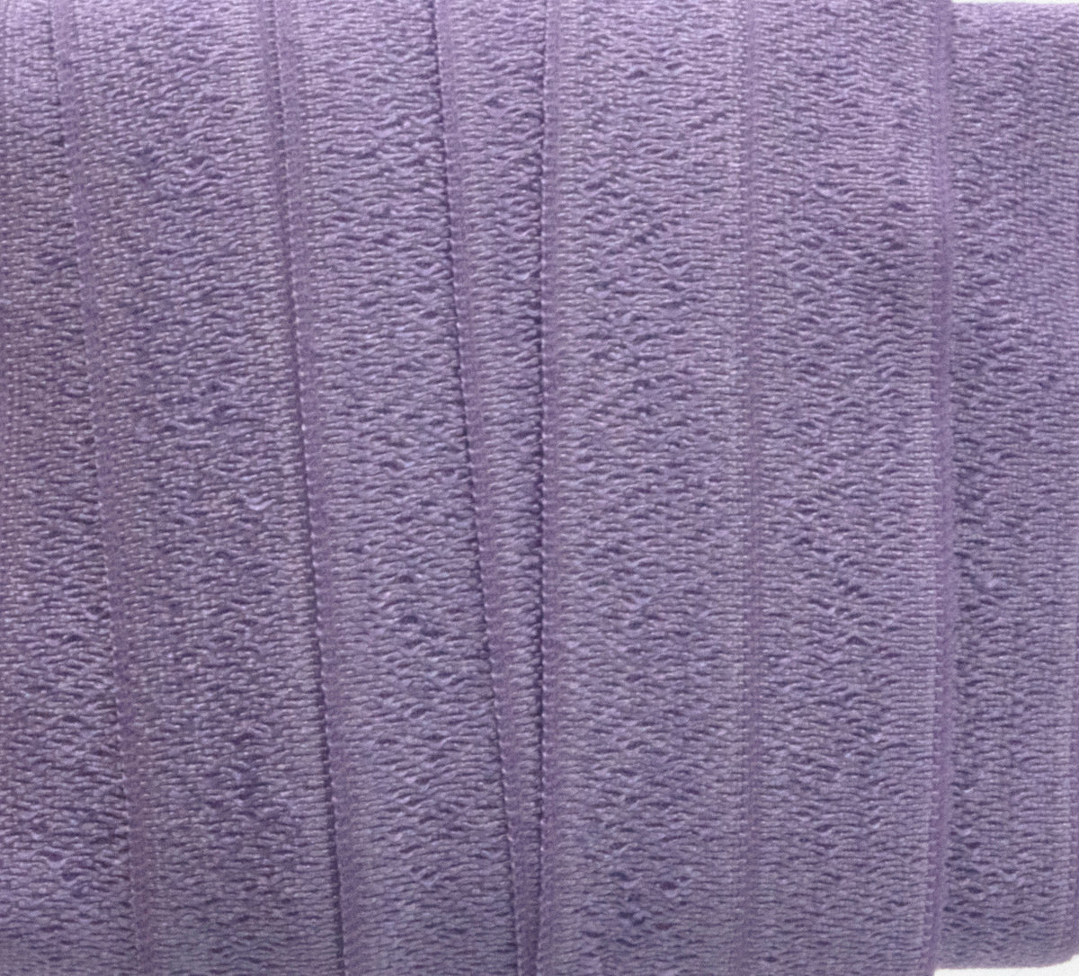 1&quot; Fold Over Elastic Hyacinth Purple Elastic
