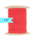 1/8 inch Elastic La Rosa Coral Red Elastic