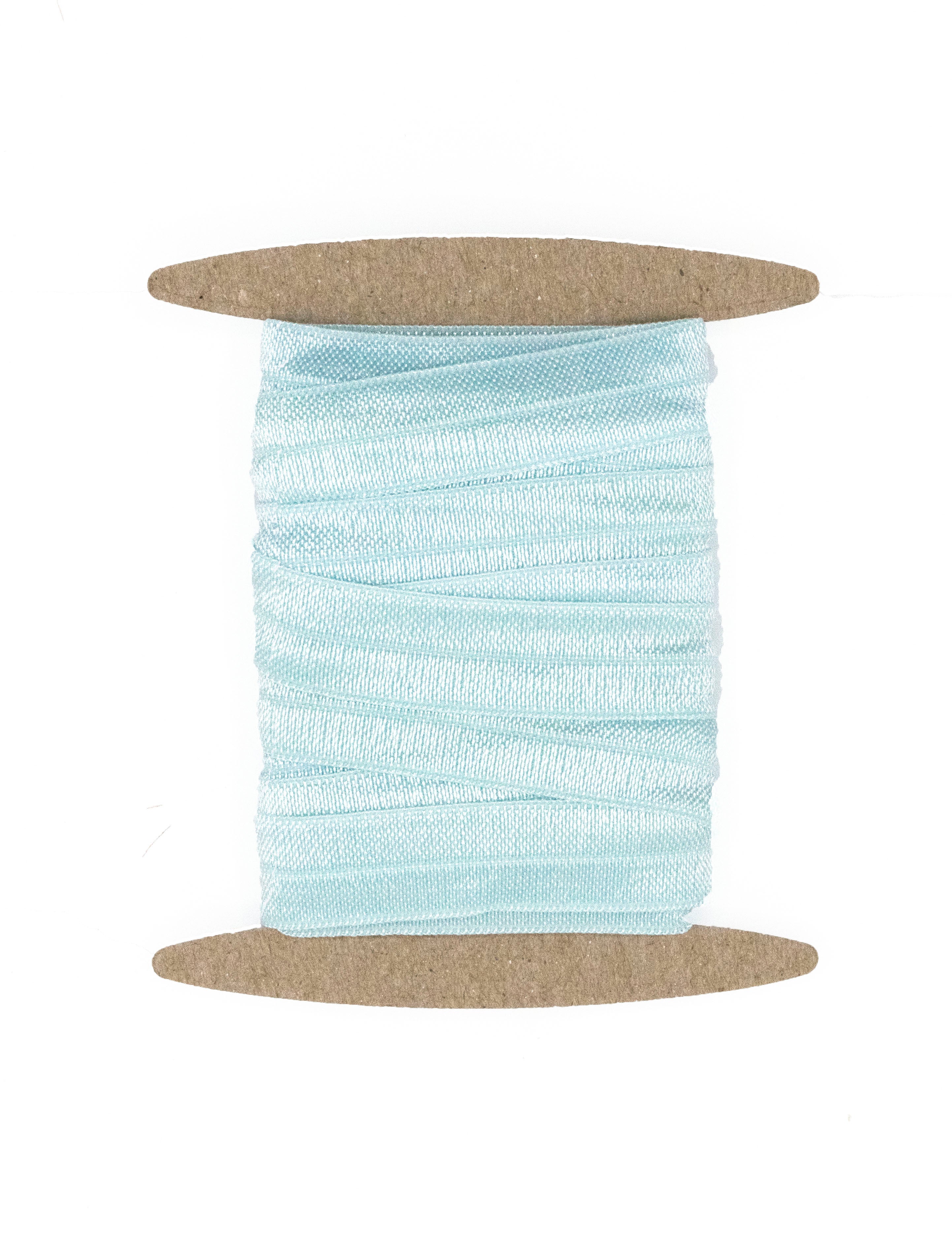 5/8 Fold Over Elastic Light Blue Elastic - TinkerCrafts