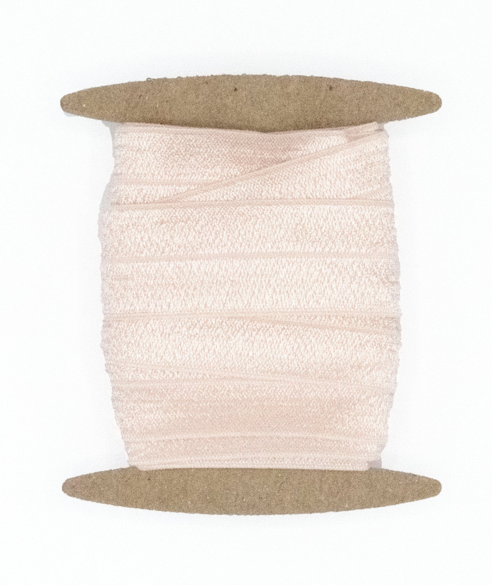 1" Fold Over Elastic Light Pink Elastic