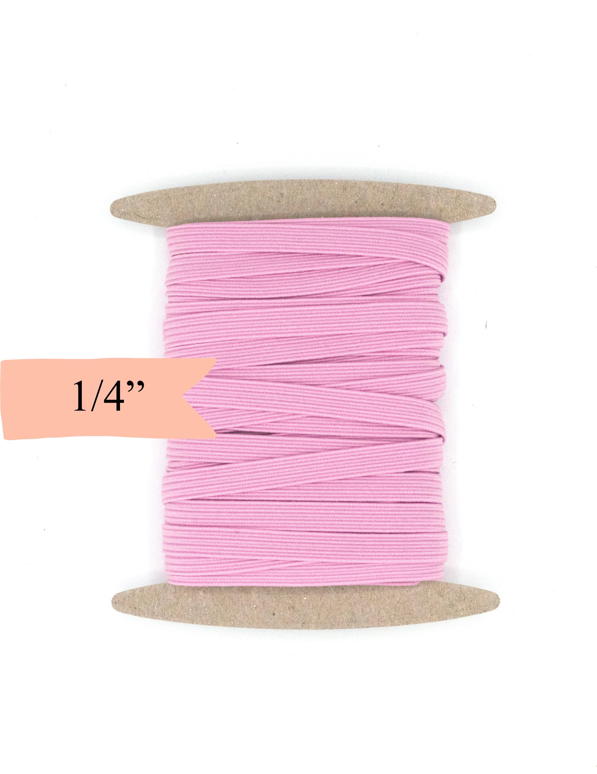 1/4 inch Elastic Light Pink Elastic