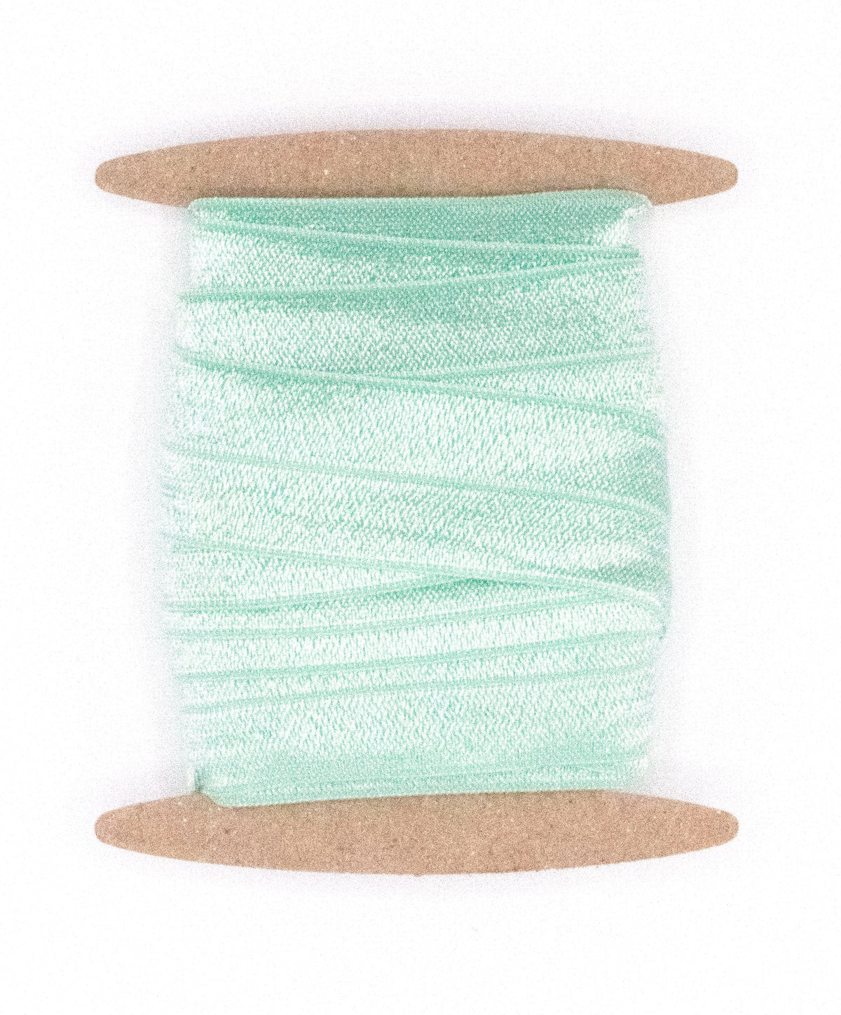1&quot; Fold Over Elastic Light Aqua Elastic