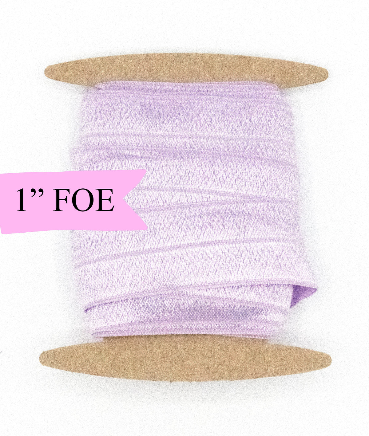 1&quot; Fold Over Elastic Light Orchid Elastic