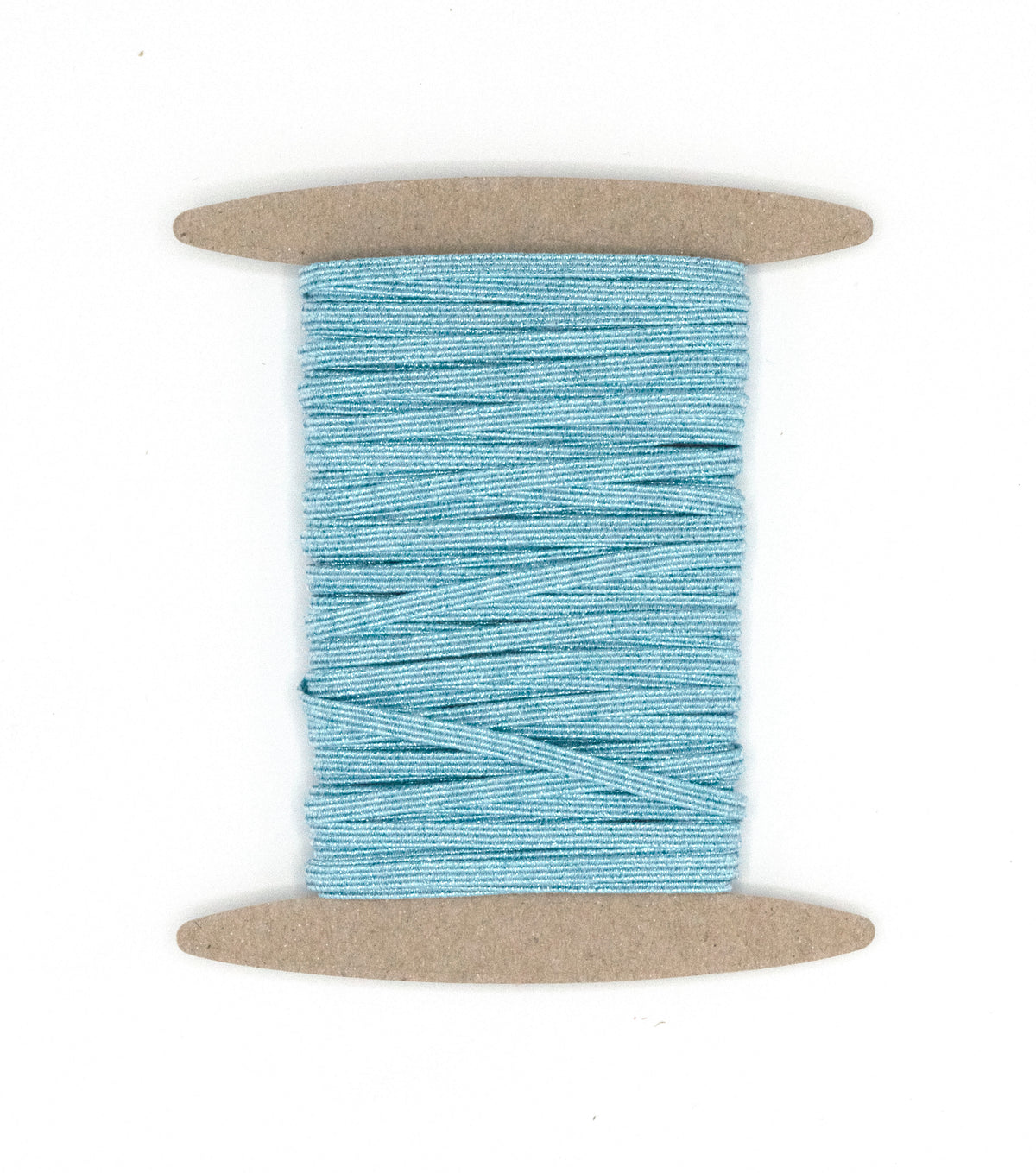 1/8 inch Elastic Metallic Baby Blue Elastic