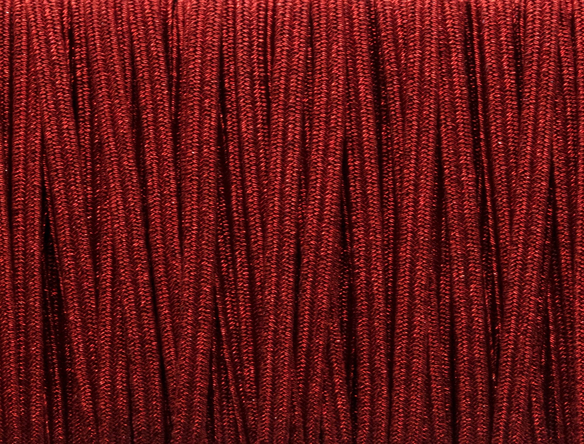 1/8 inch Elastic Metallic Bright Red Elastic