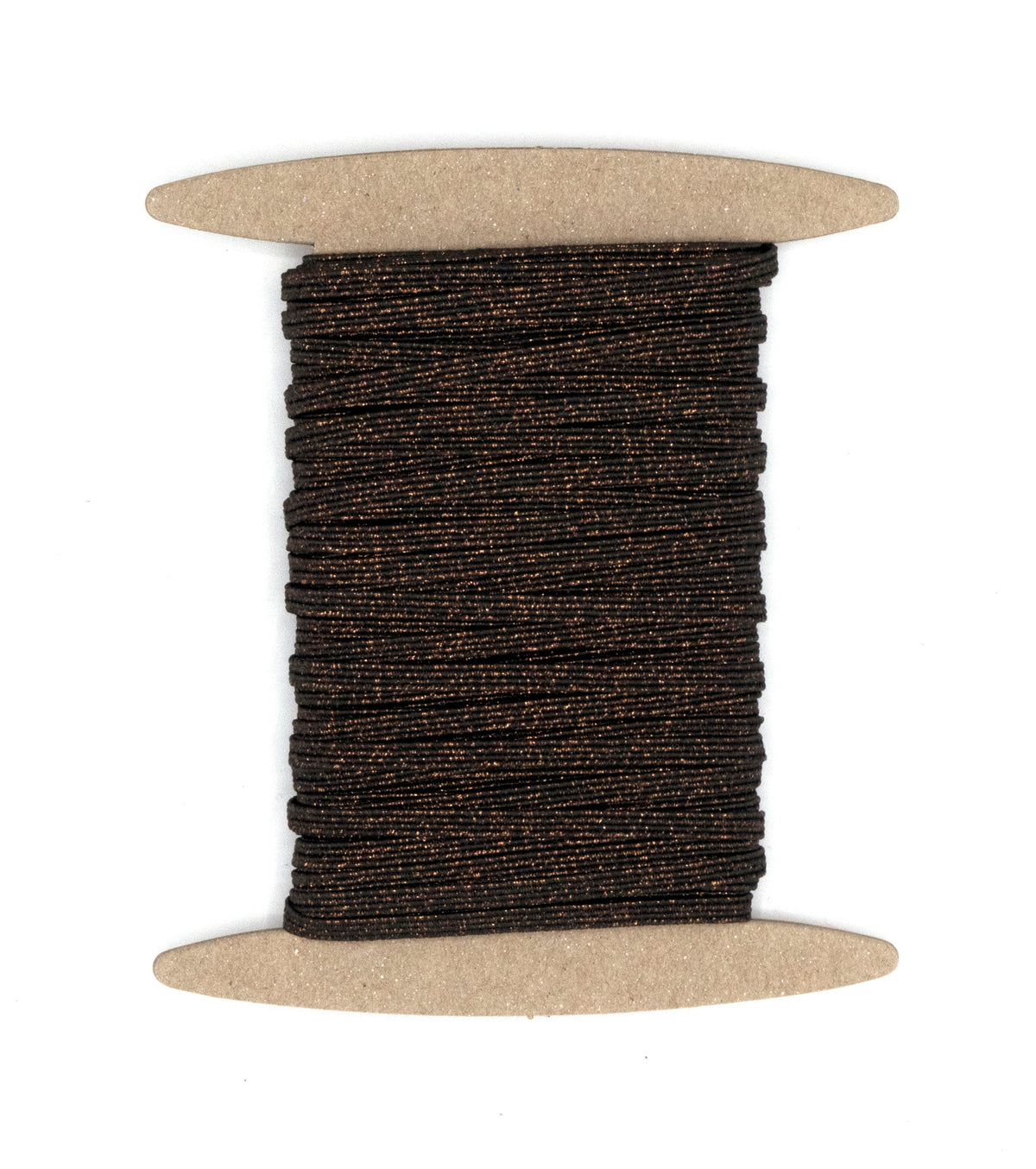 1/8 inch Elastic Metallic Brown Elastic