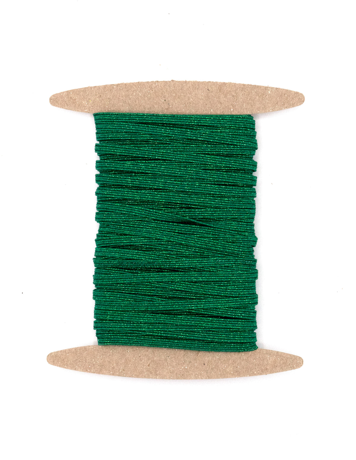 1/8 inch Elastic Metallic Emerald Elastic