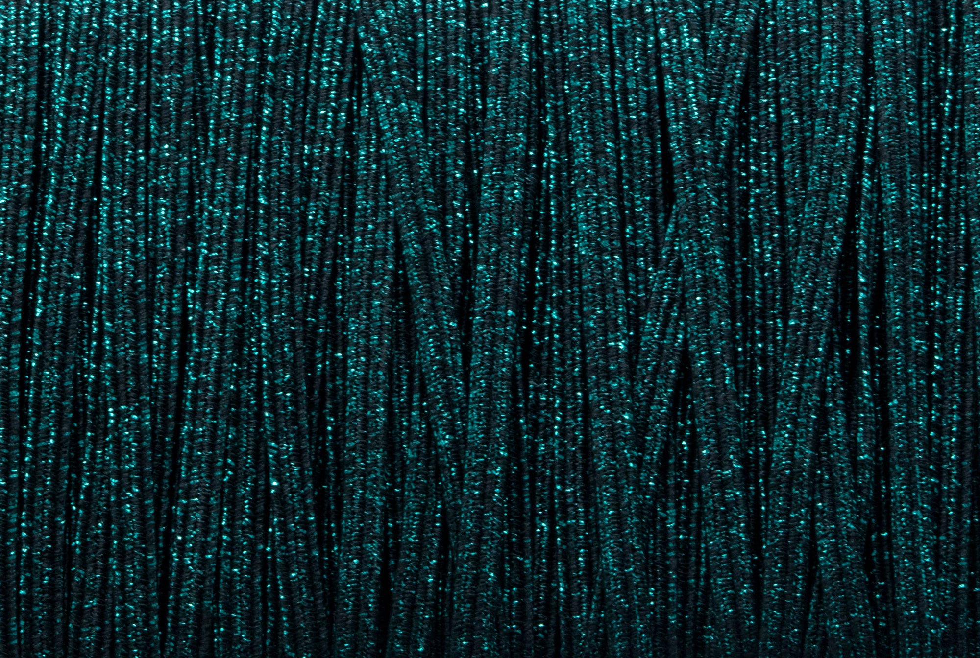 1/8 inch Elastic Metallic Forest Green Elastic