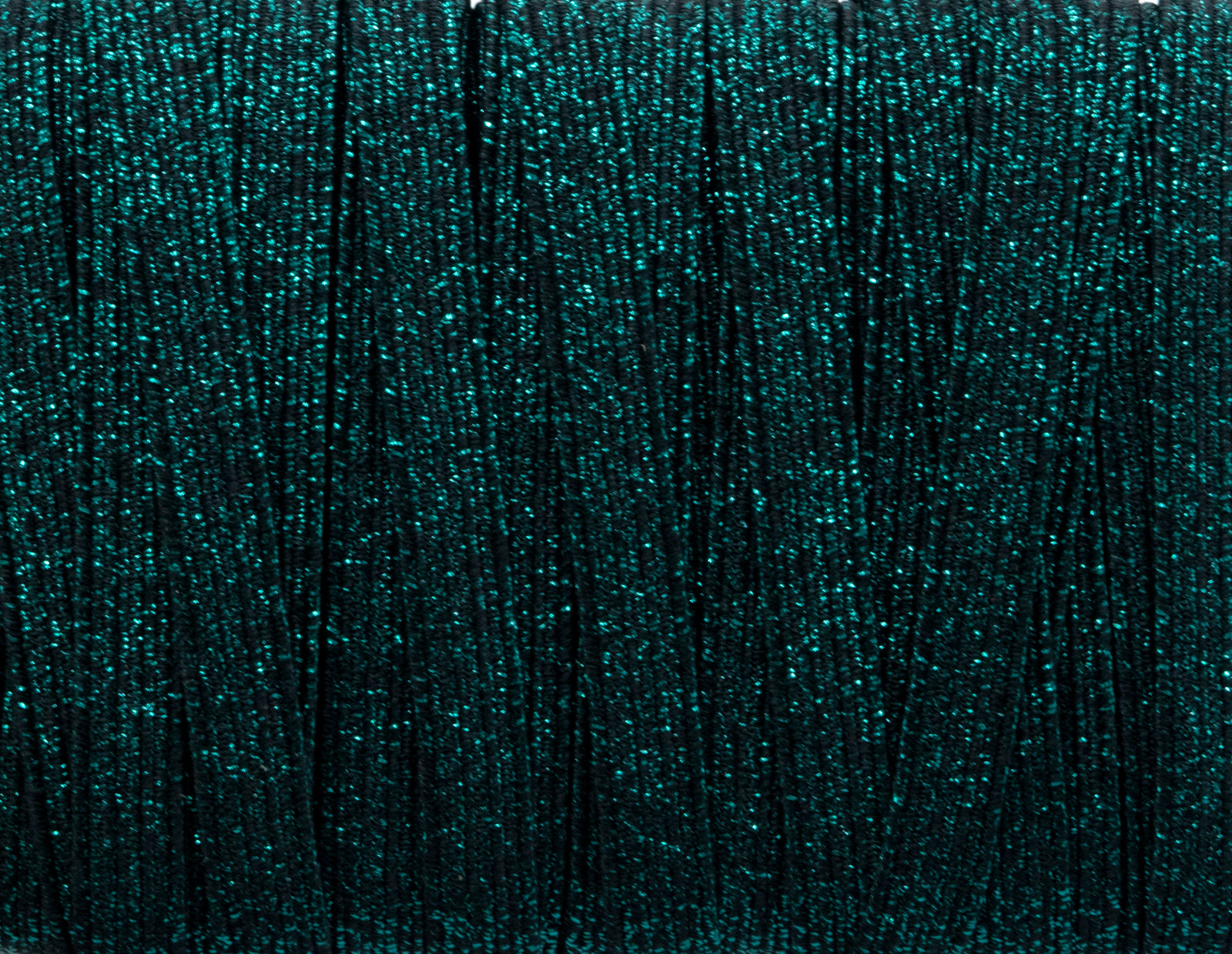 1/4 inch Elastic Metallic Forest Green Elastic