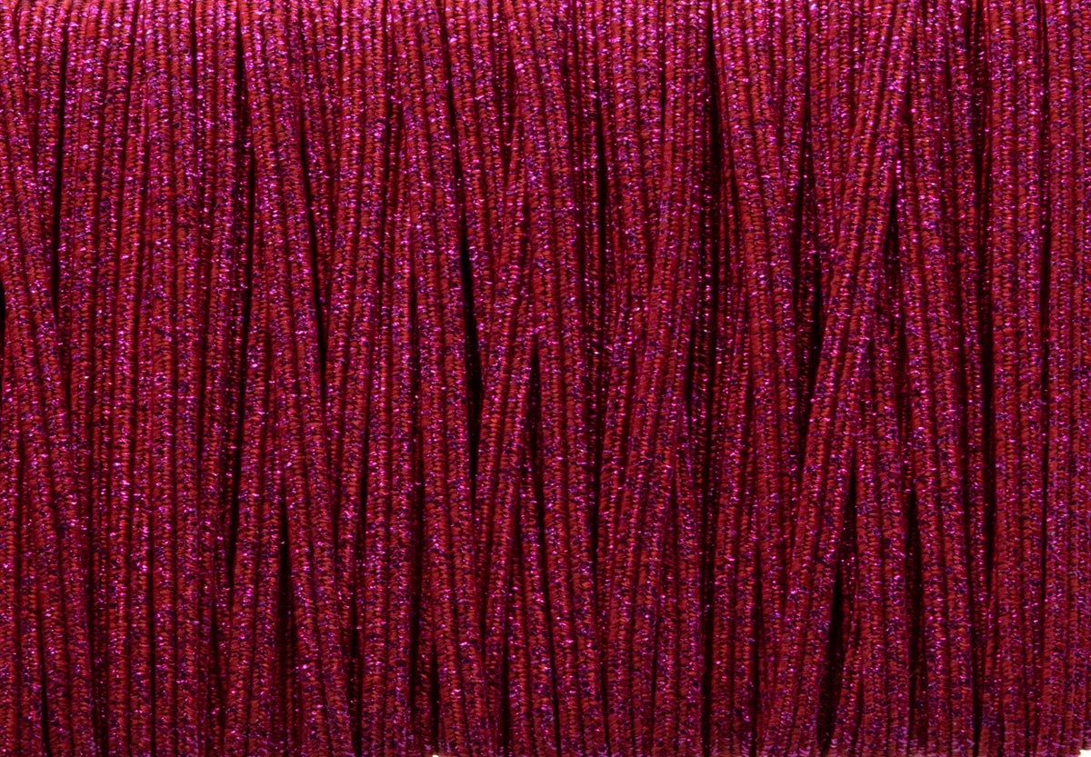 1/8 inch Elastic Metallic Fuchsia Elastic