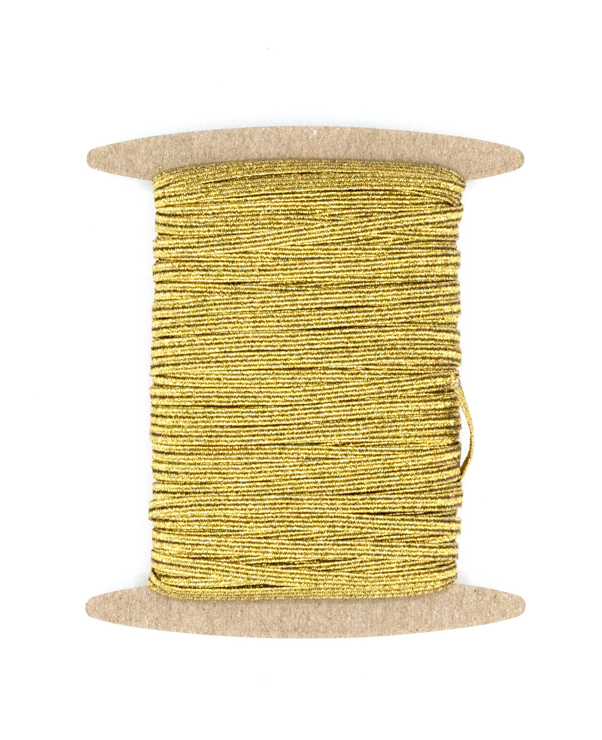 1/8 inch Elastic Metallic Gold Elastic