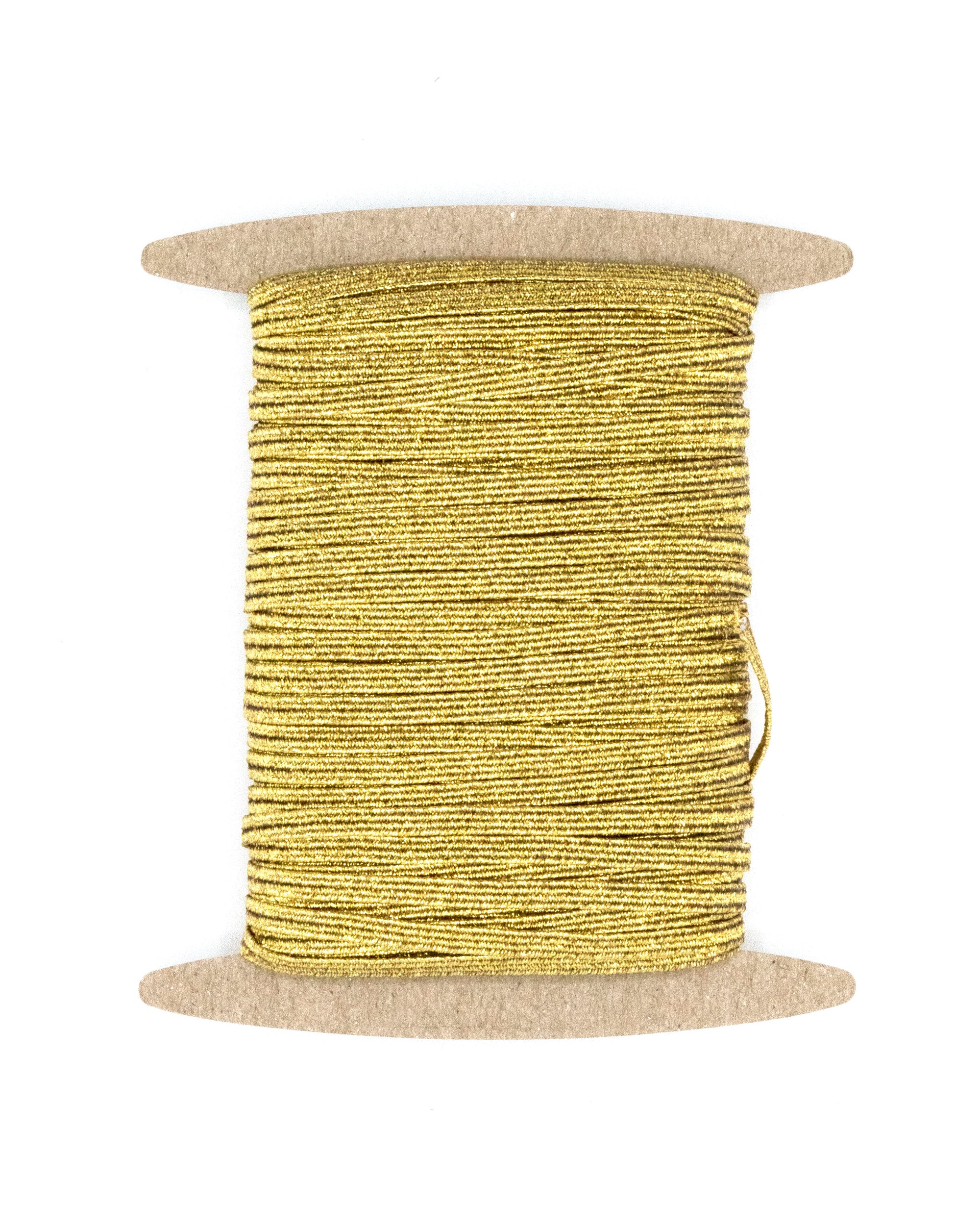 1/8 inch Elastic Metallic Gold Elastic