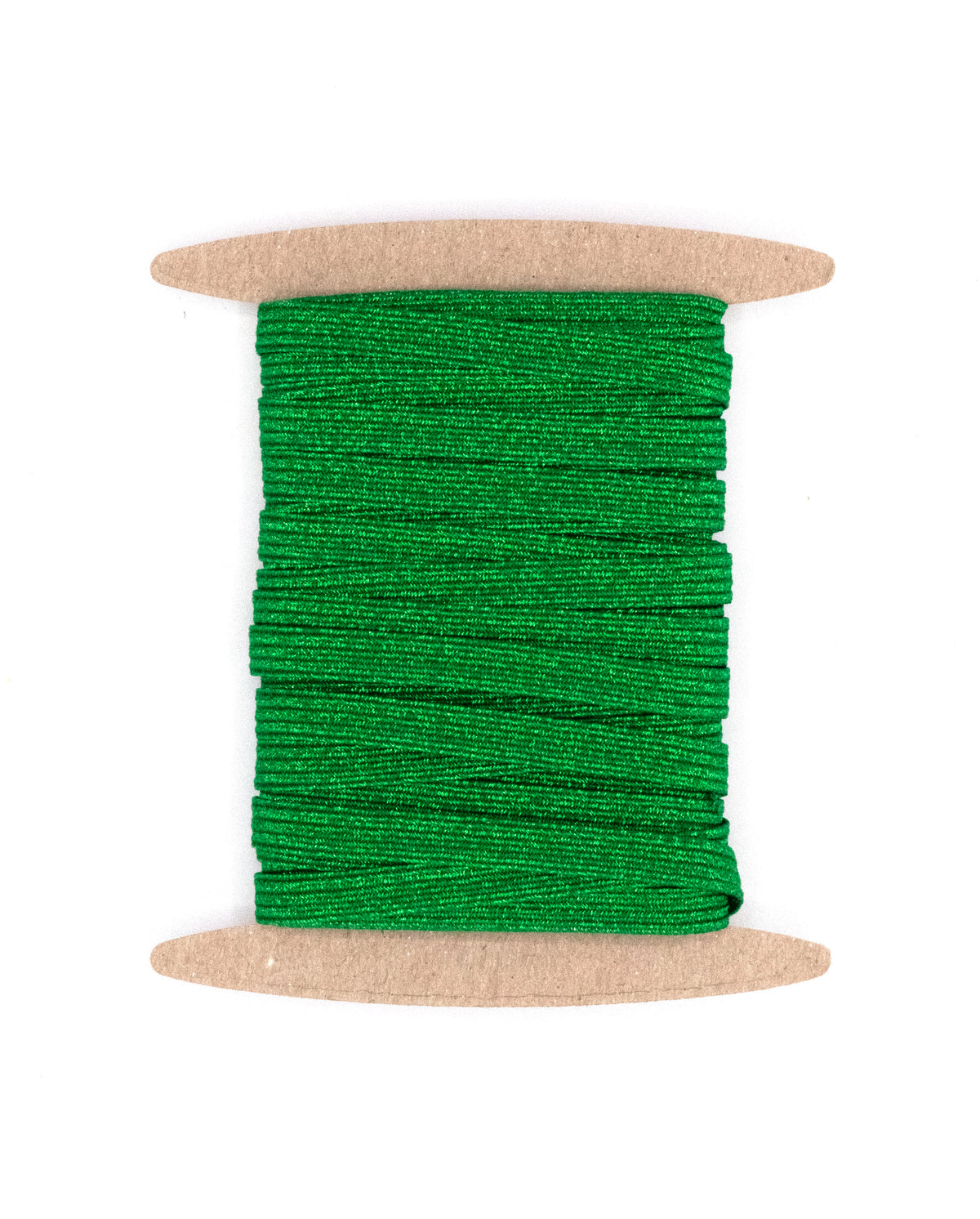 1/4 inch Elastic Metallic Green Elastic