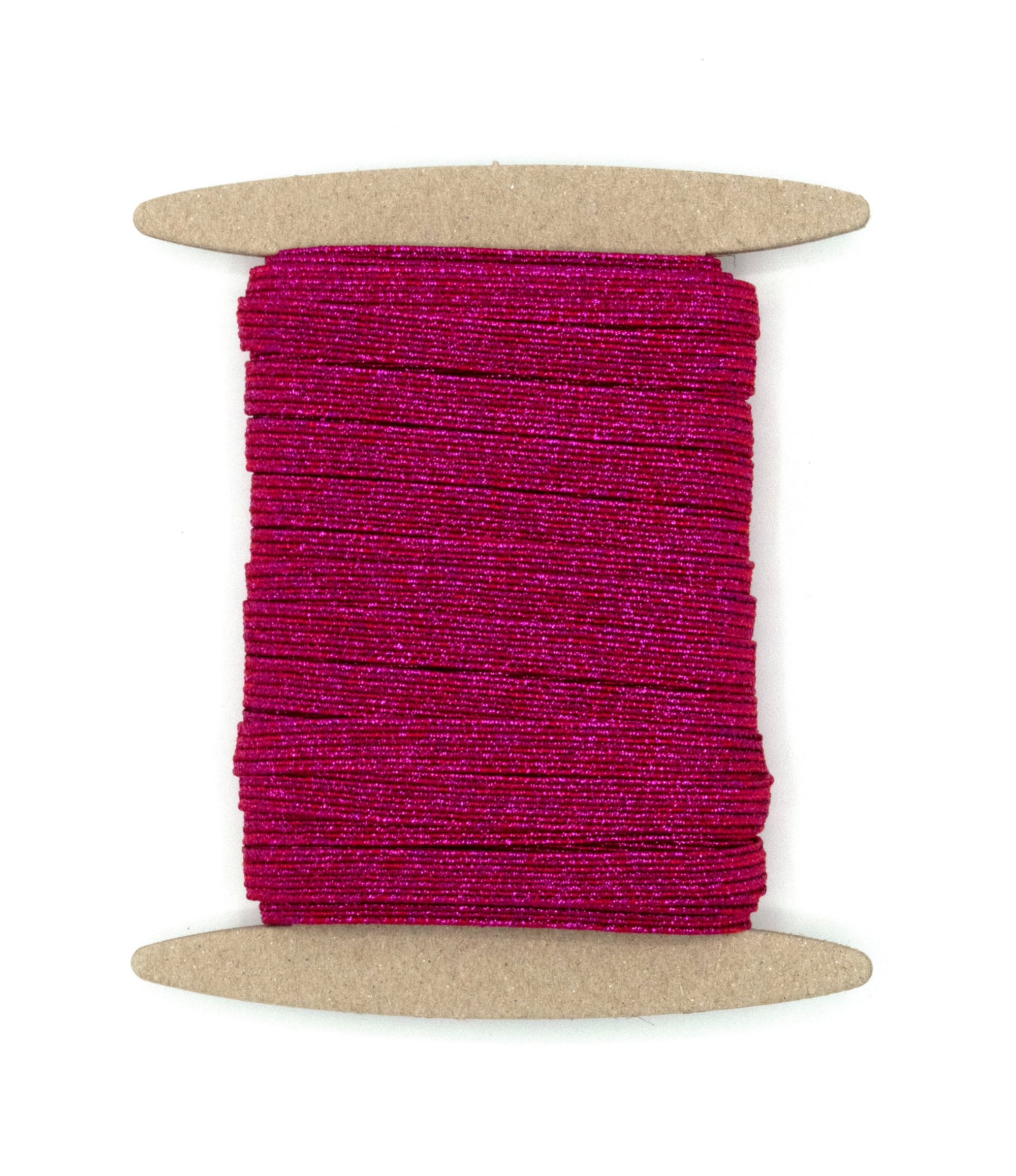 1/4 inch Elastic Metallic Fuchsia Pink Elastic