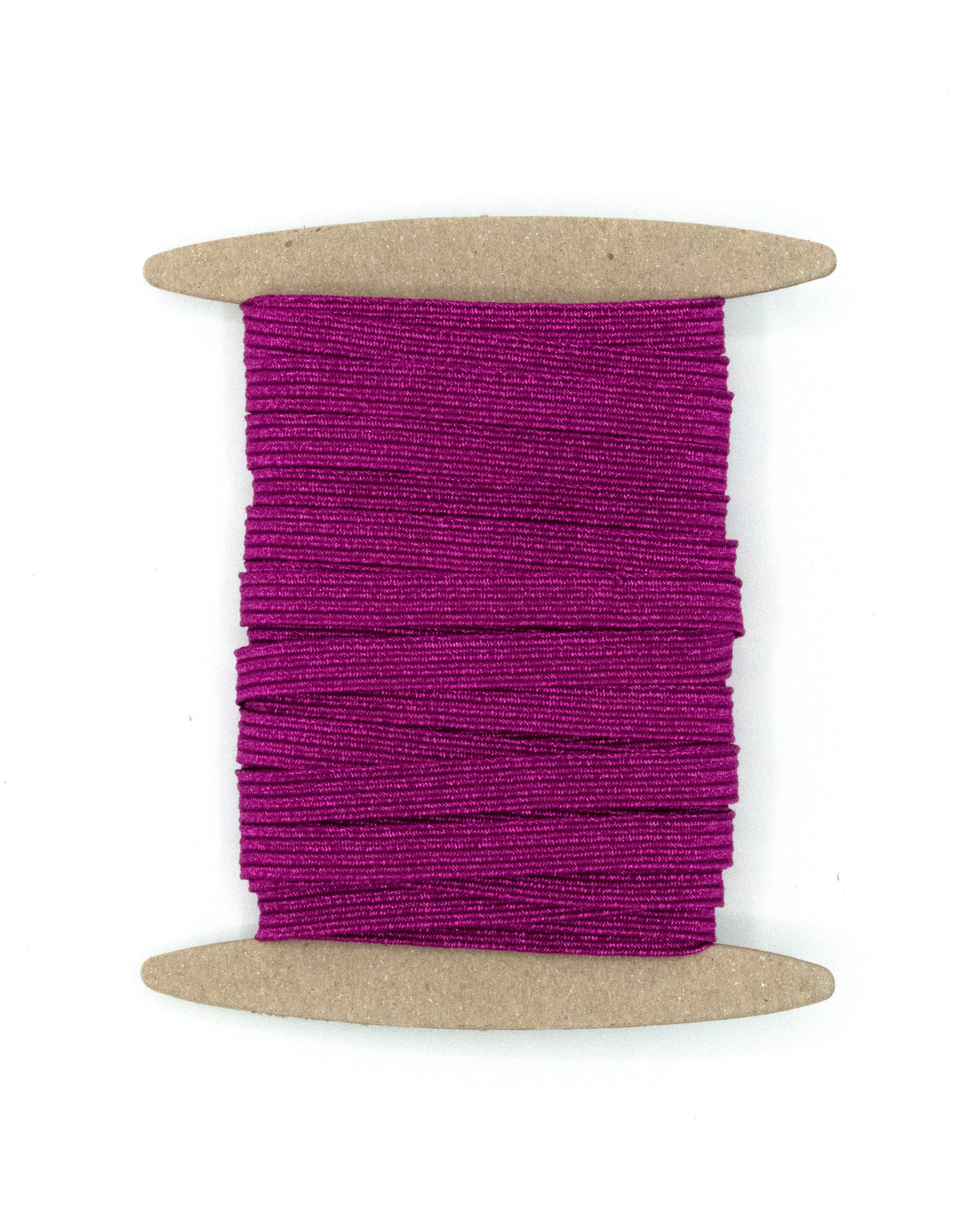 1/4 inch Elastic Metallic Magenta Elastic