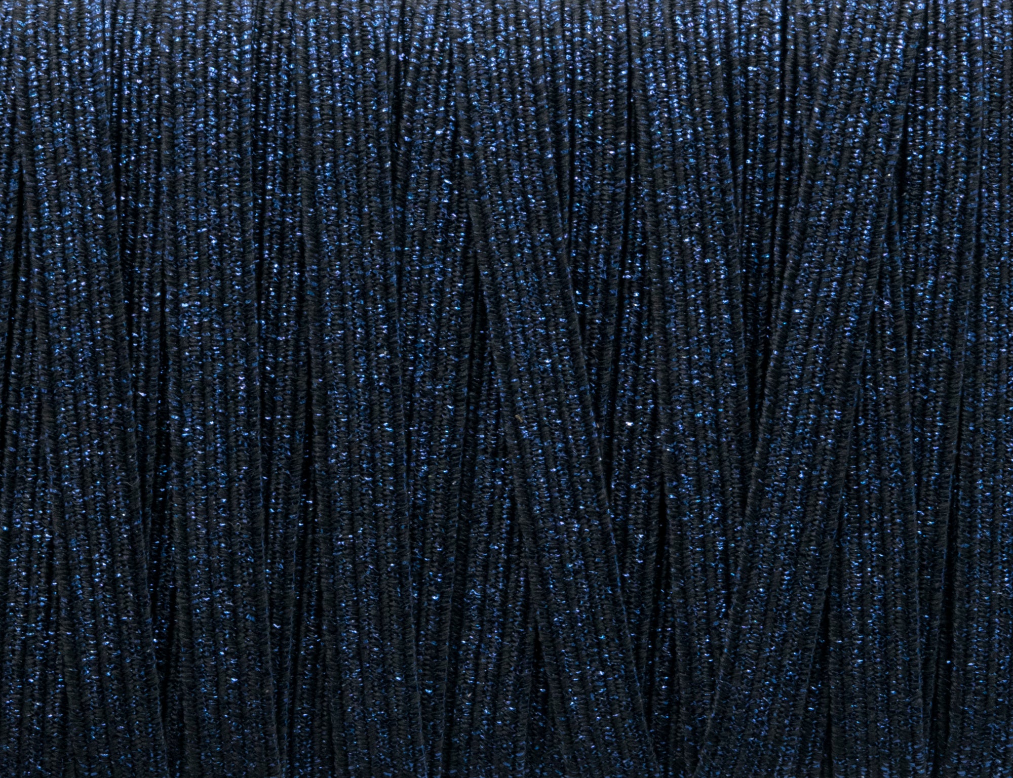 1/4 inch Elastic Metallic Navy Elastic