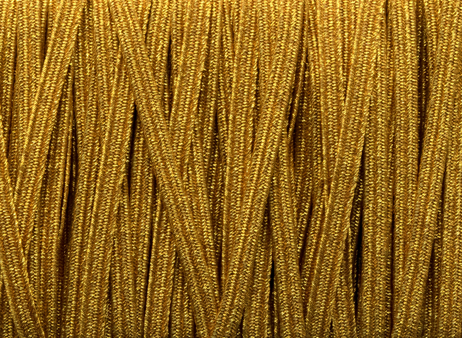 1/8 inch Elastic Metallic Old Gold Elastic