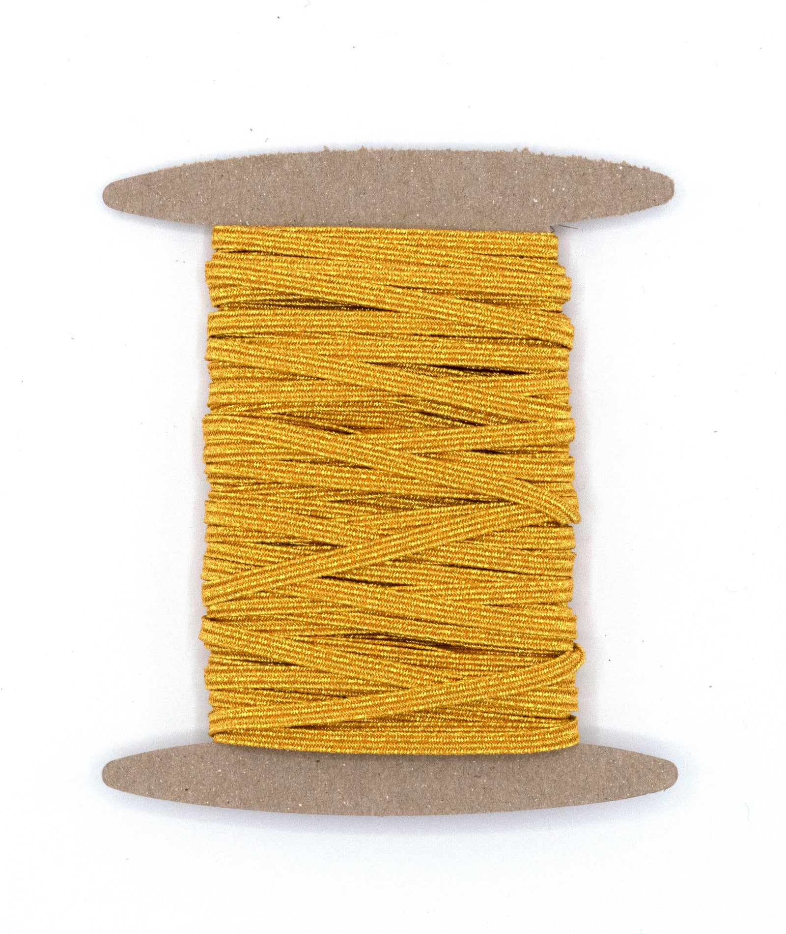 1/8 inch Elastic Metallic Old Gold Elastic