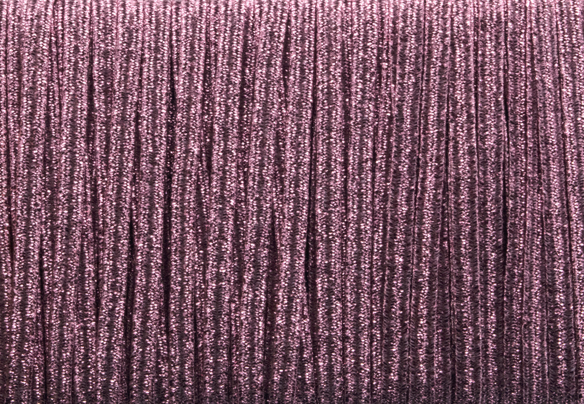 1/8 inch Elastic Metallic Pink Elastic