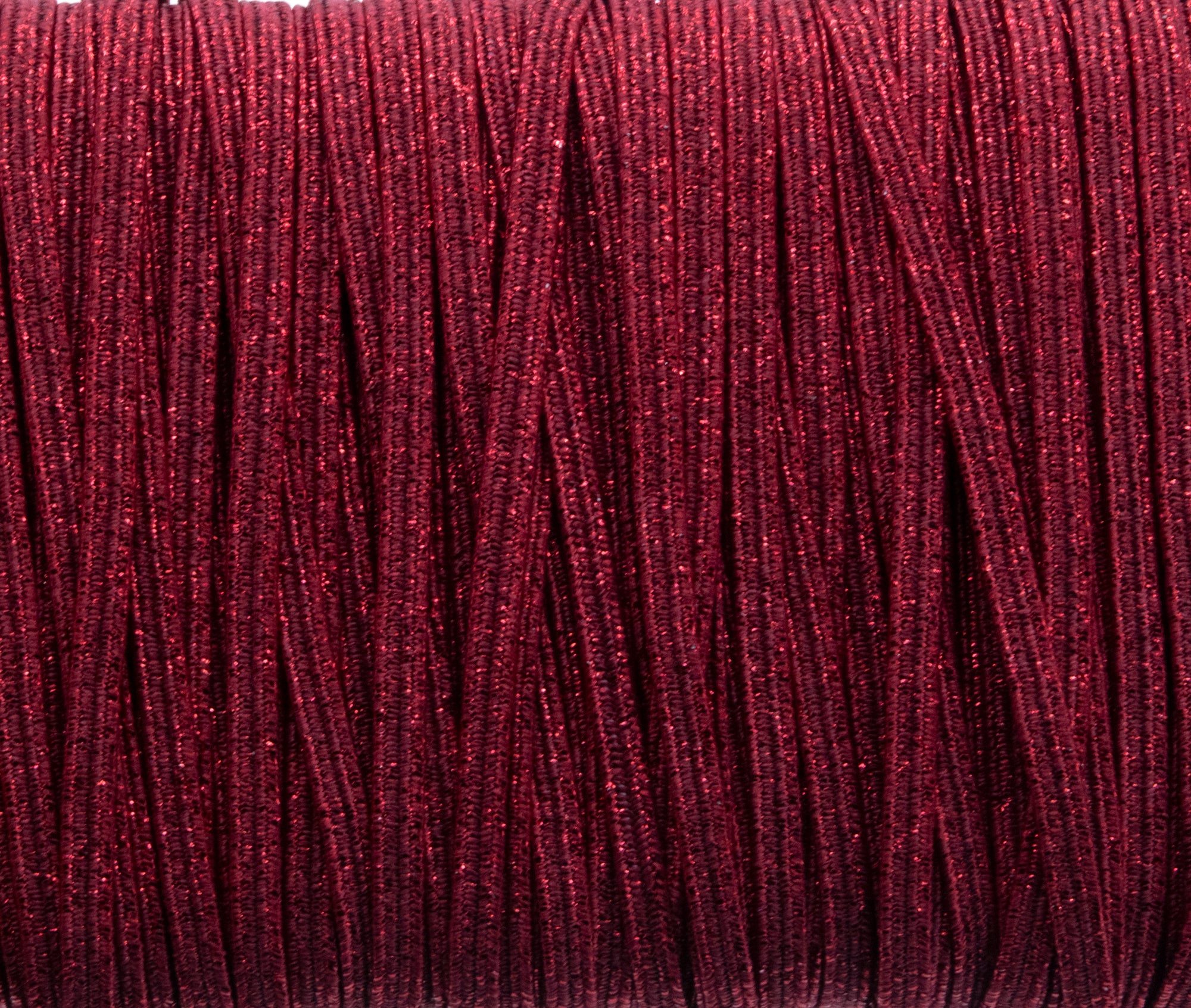 1/8 inch Elastic Metallic Red Elastic