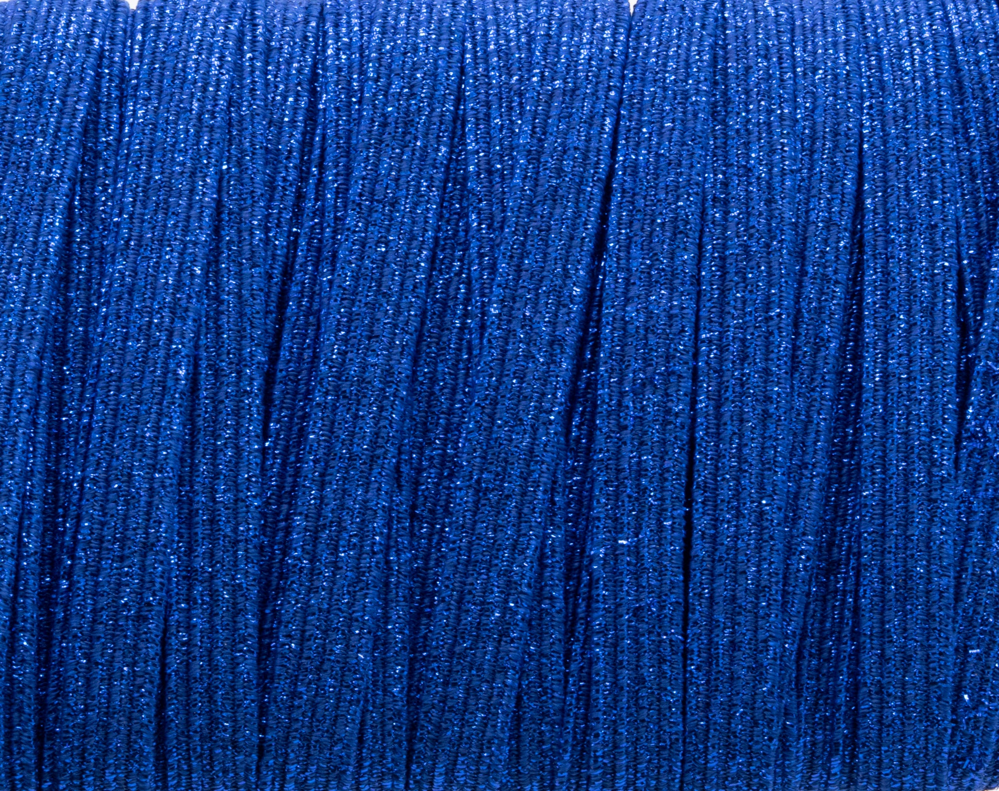 1/4 inch Elastic Metallic Cobalt Elastic