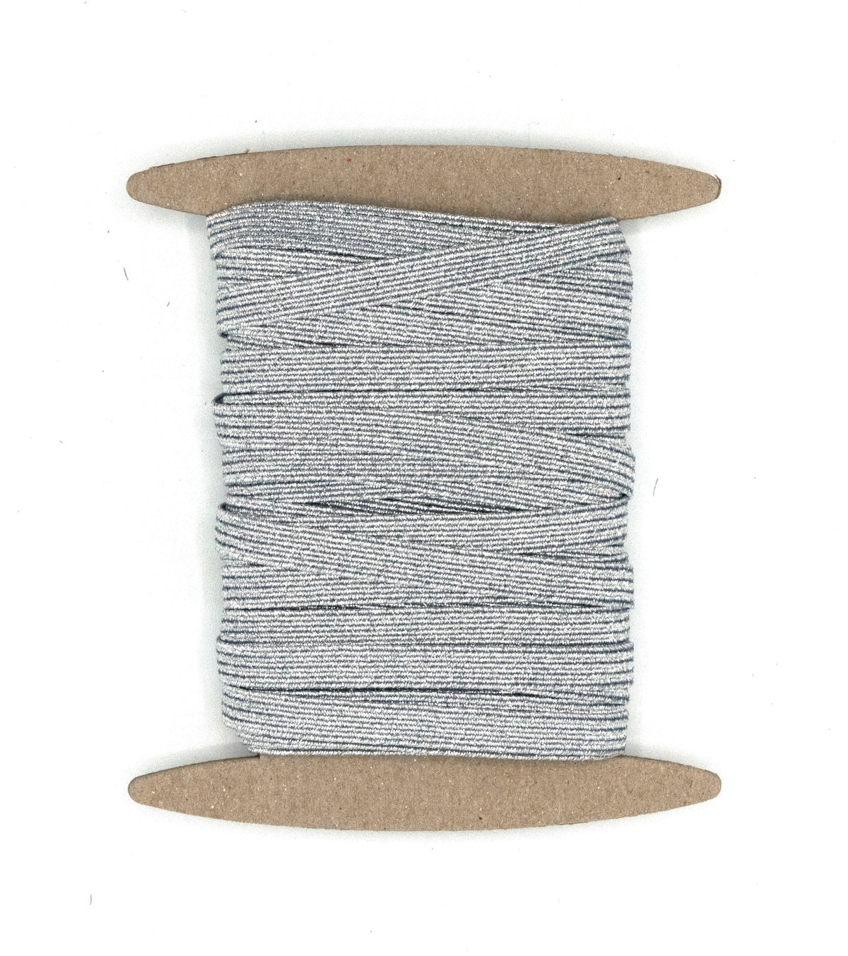 1/4 inch Elastic Metallic Silver Elastic