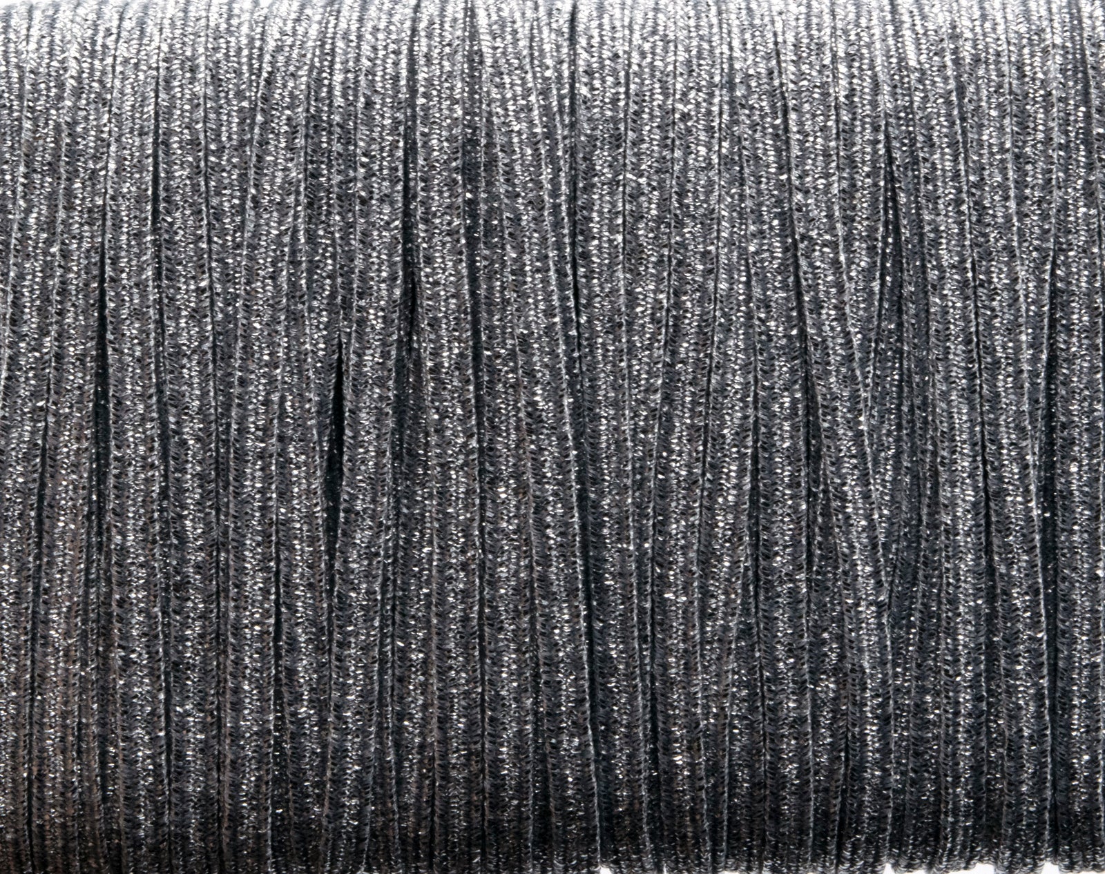 1/8 inch Elastic Metallic Silver Elastic