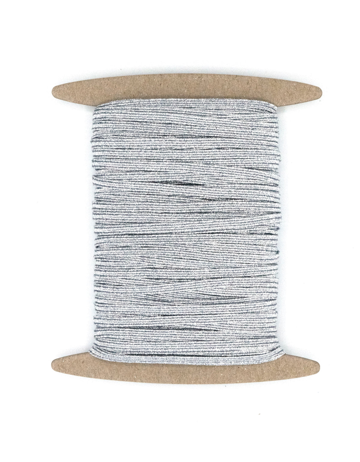 1/8 inch Elastic Metallic Silver Elastic