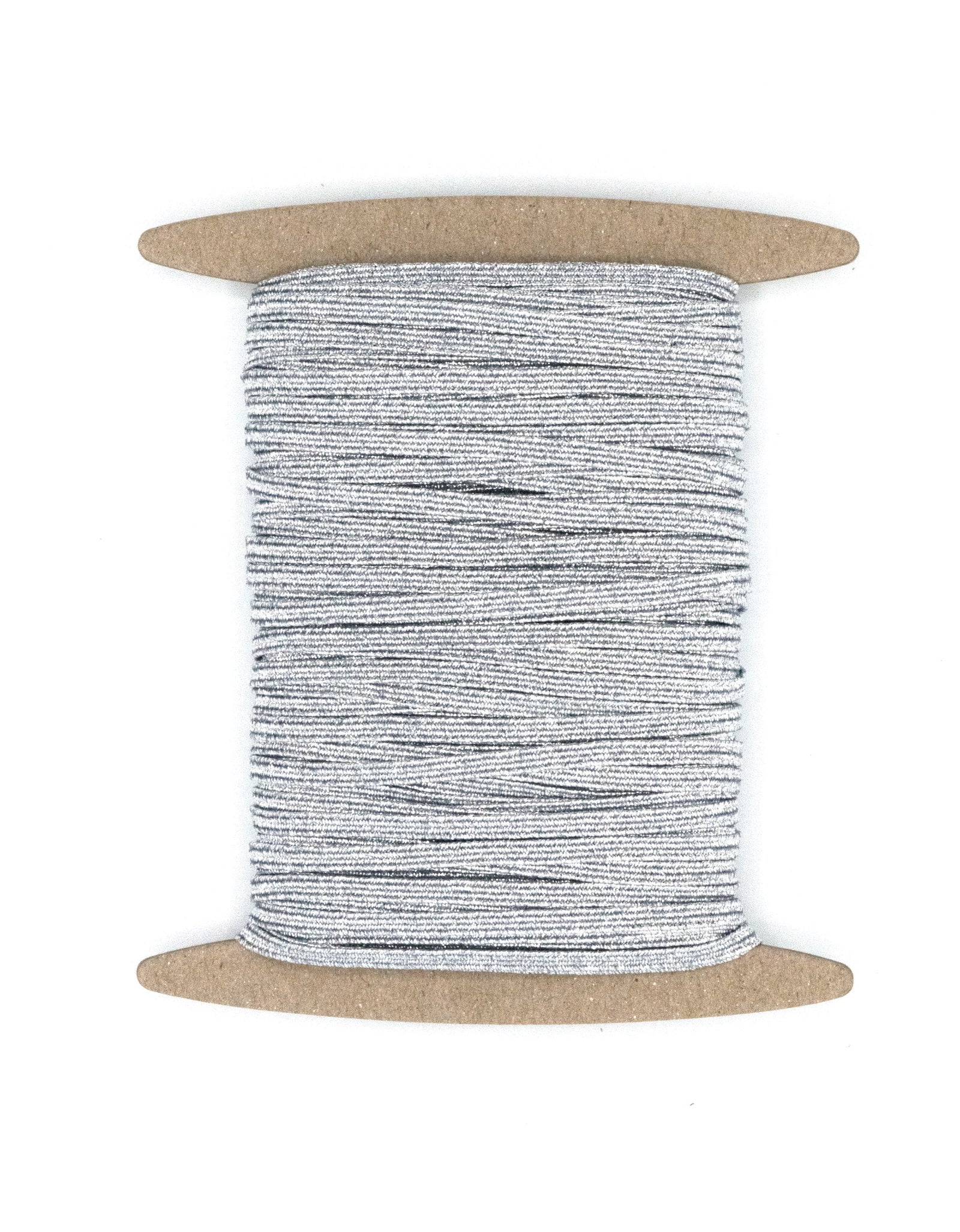 1/8 inch Elastic Metallic Silver Elastic