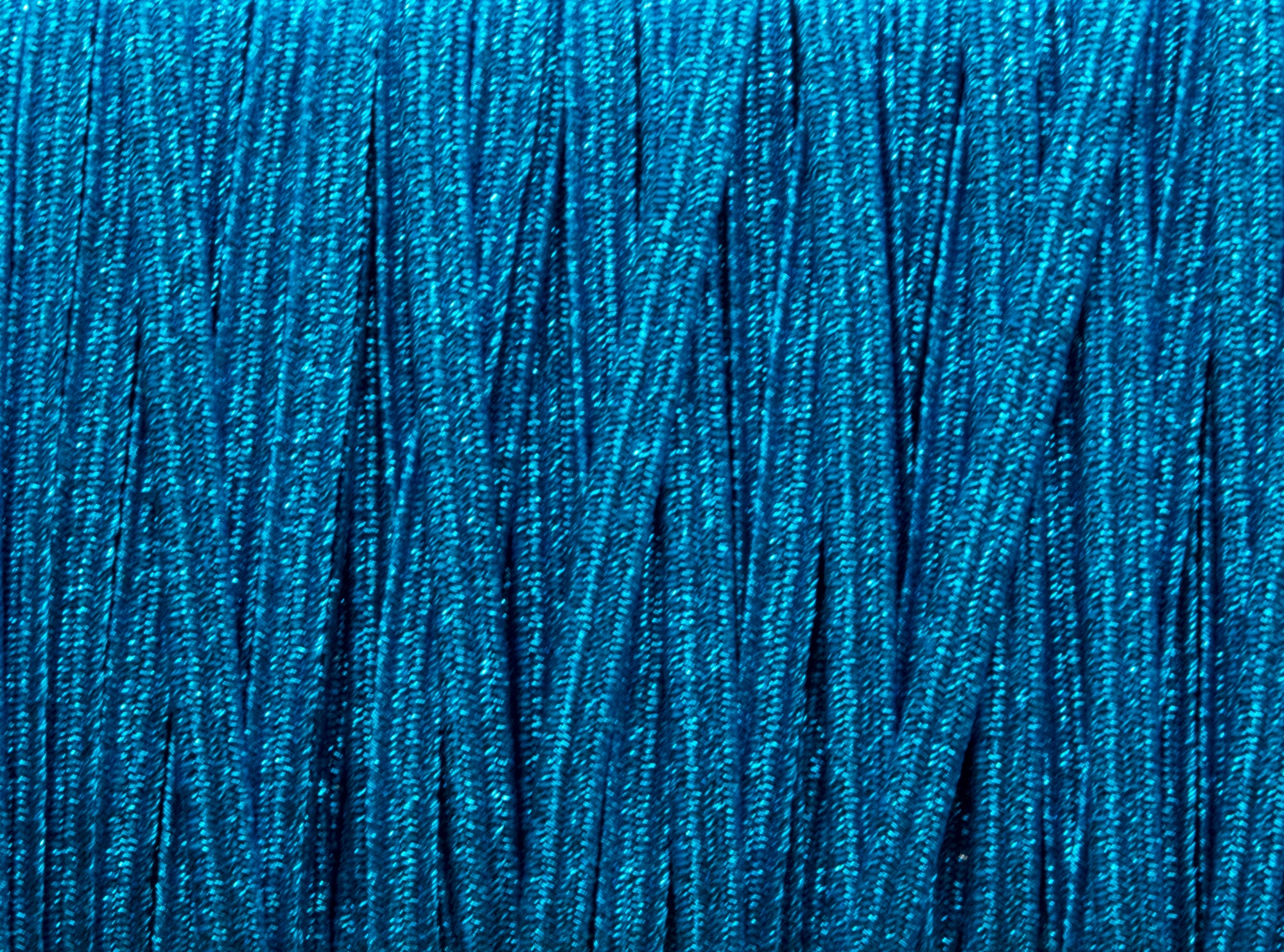 1/8 inch Elastic Metallic Turquoise Elastic