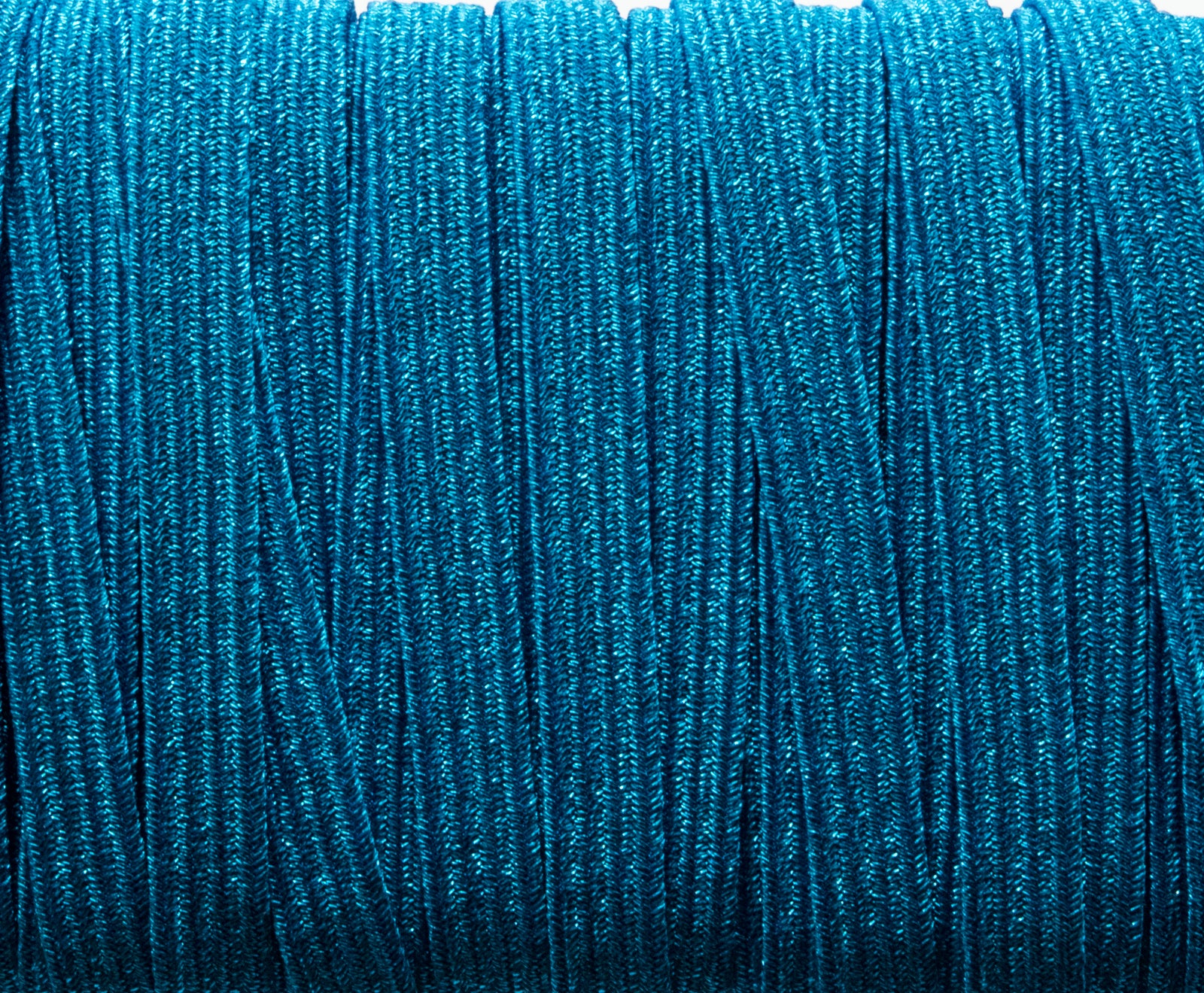1/4 inch Elastic Metallic Turquoise Elastic