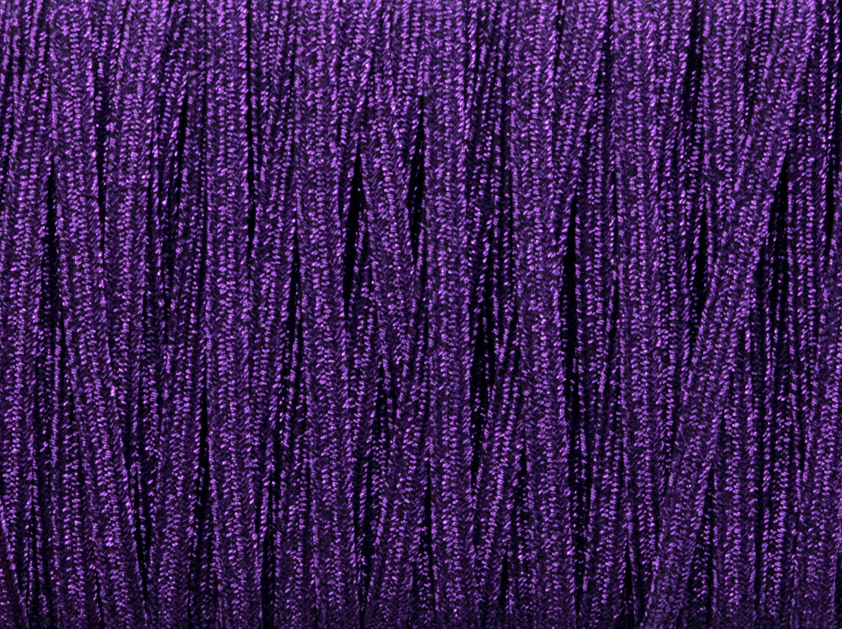 1/8 inch Elastic Metallic Vivid Purple Elastic