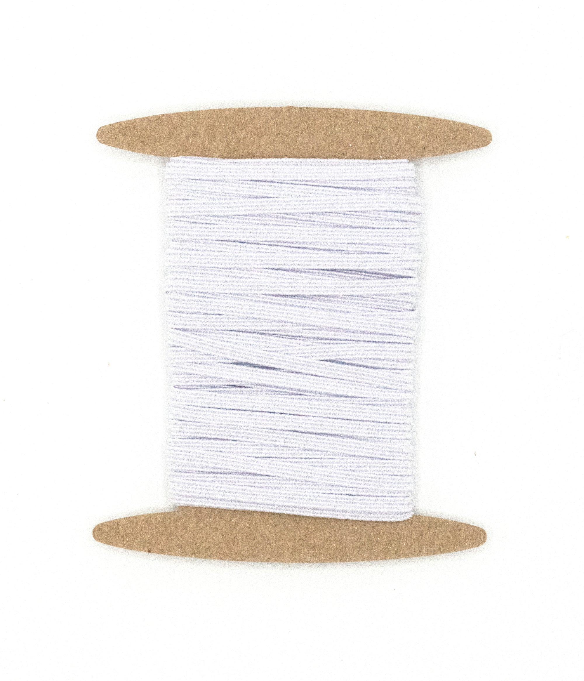 1/8 inch Elastic Metallic White Elastic