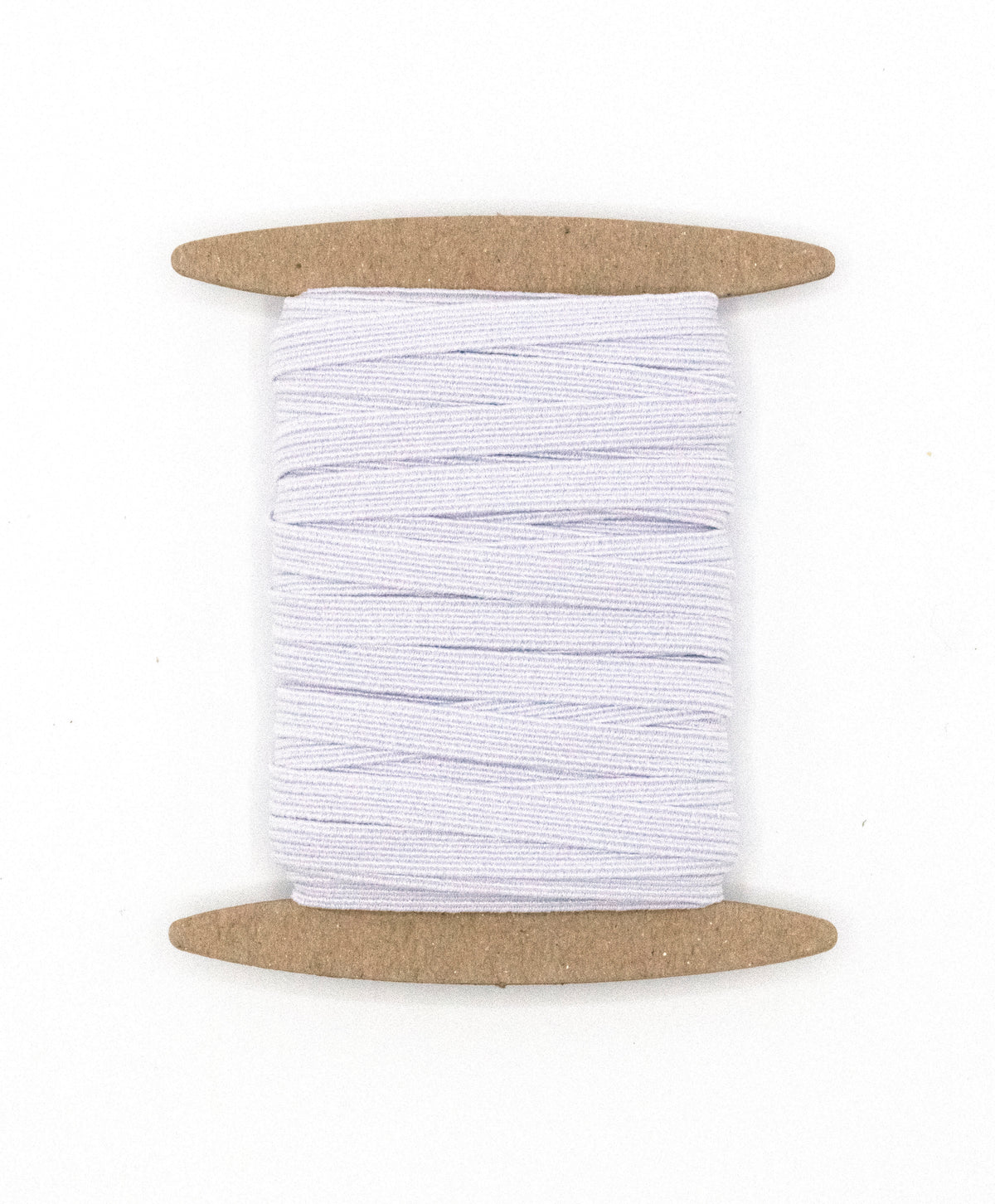 1/4 inch Elastic Metallic White Elastic