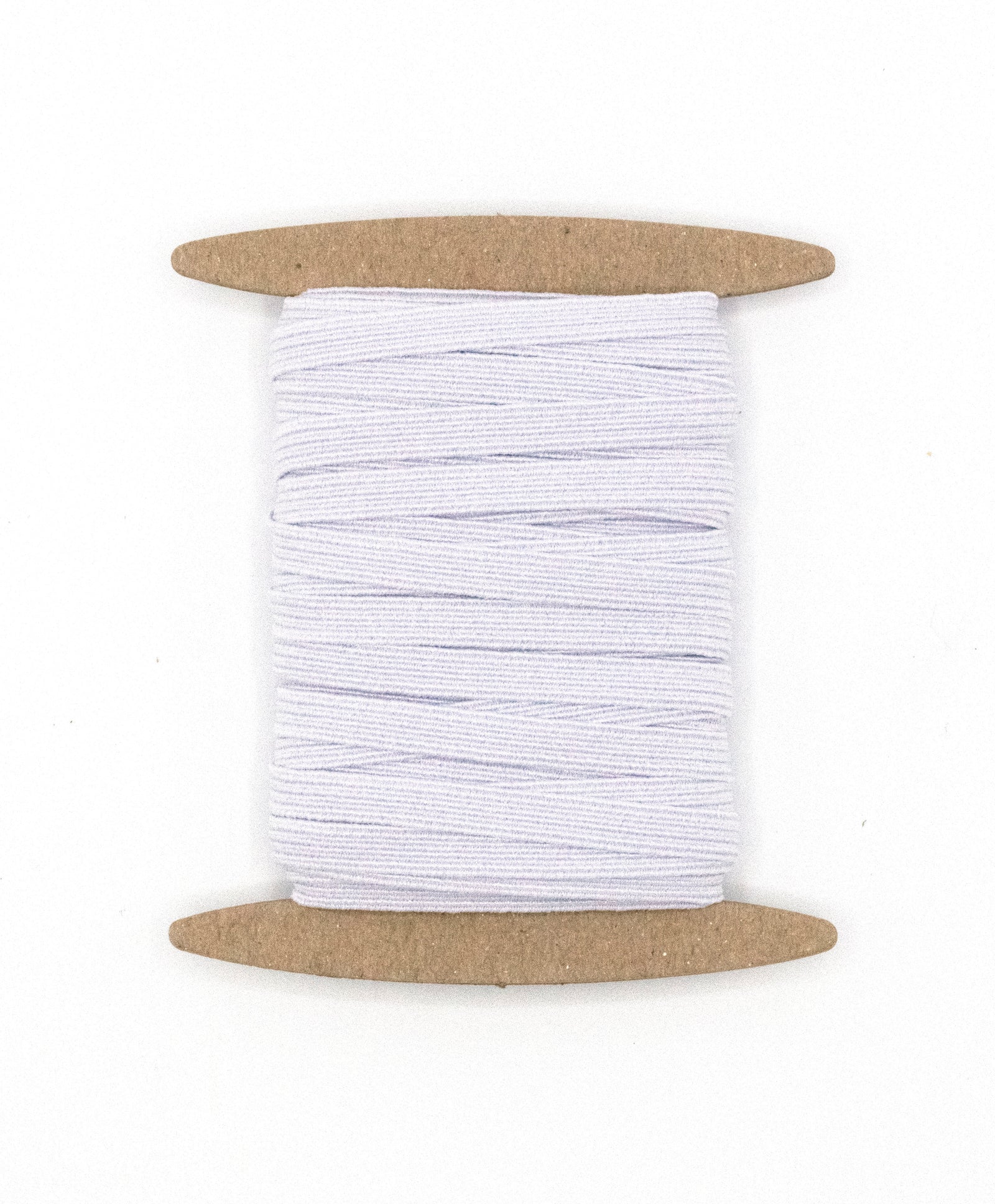 1/4 inch Elastic Metallic White Elastic