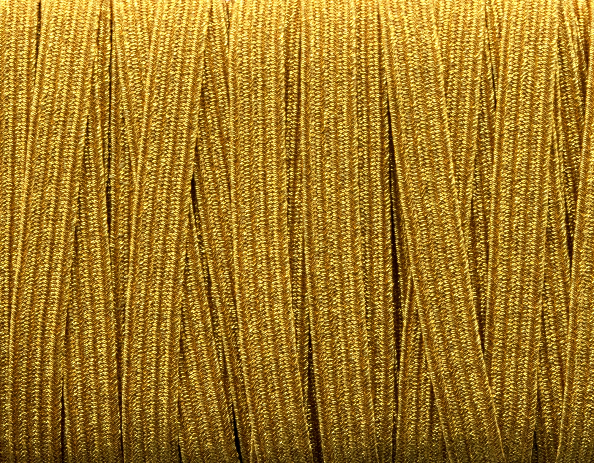 1/4 inch Elastic Metallic Old Gold Elastic