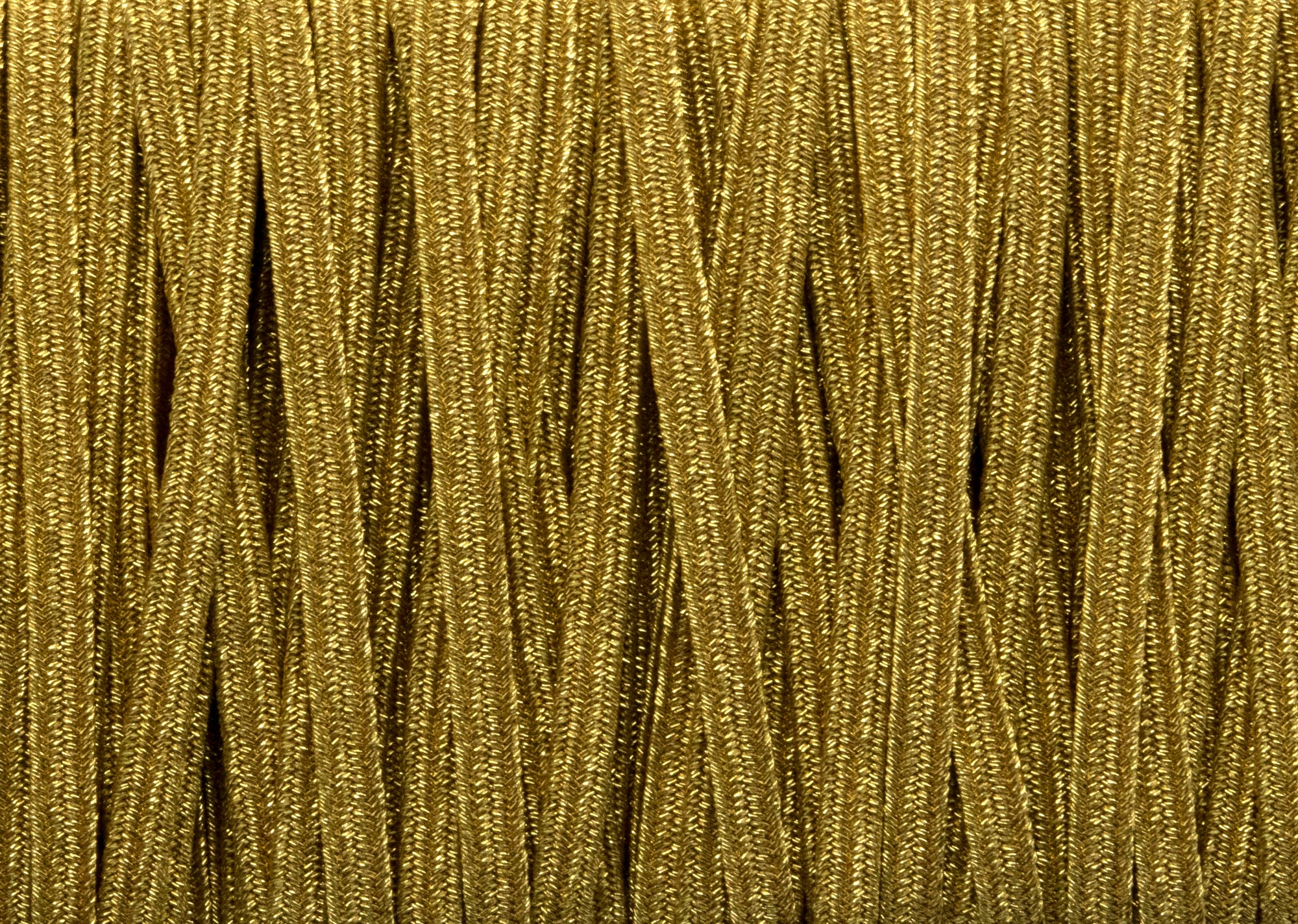 1/8 inch Elastic Metallic Yellow Gold Elastic