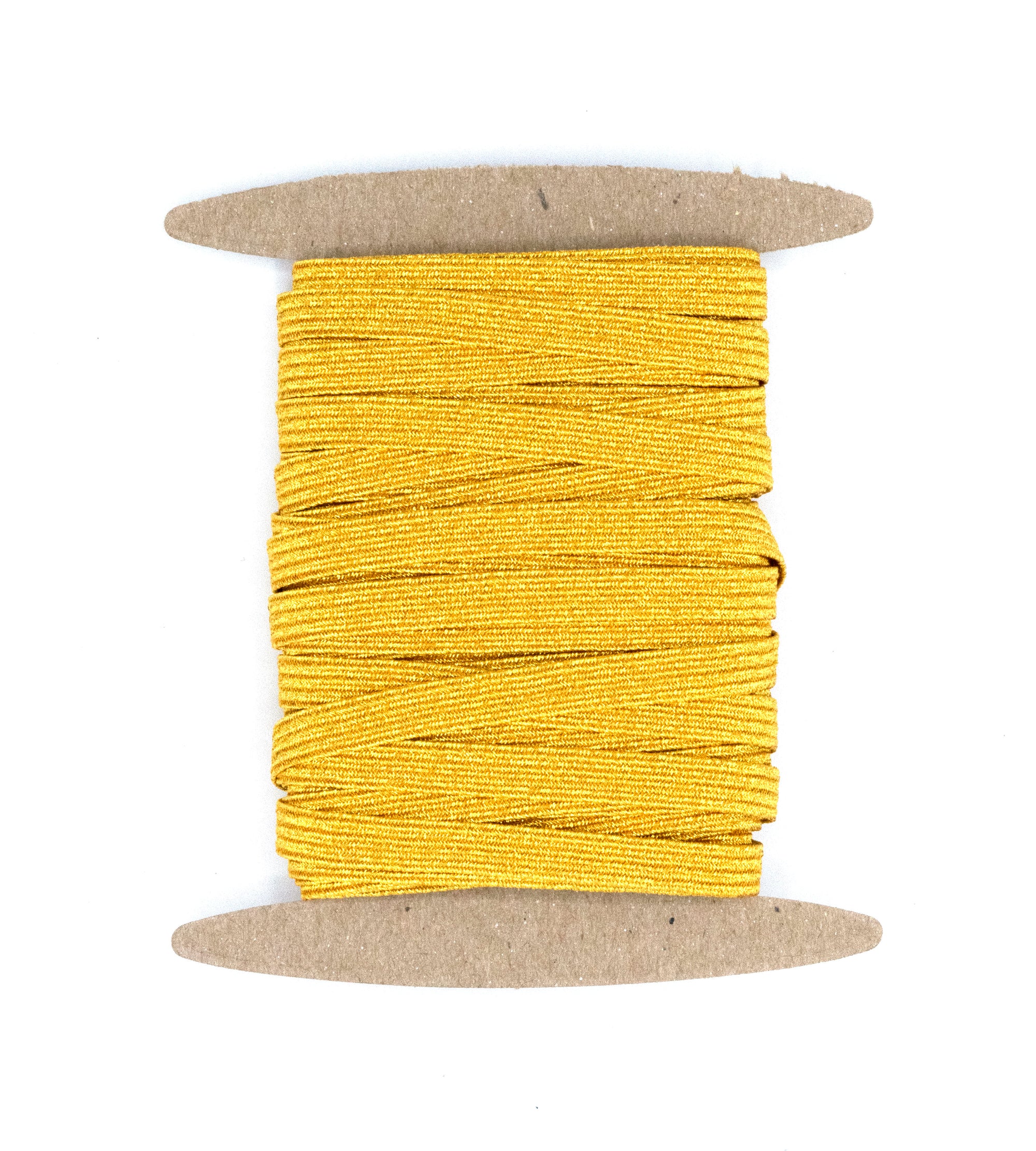 1/4 inch Elastic Metallic Old Gold Elastic