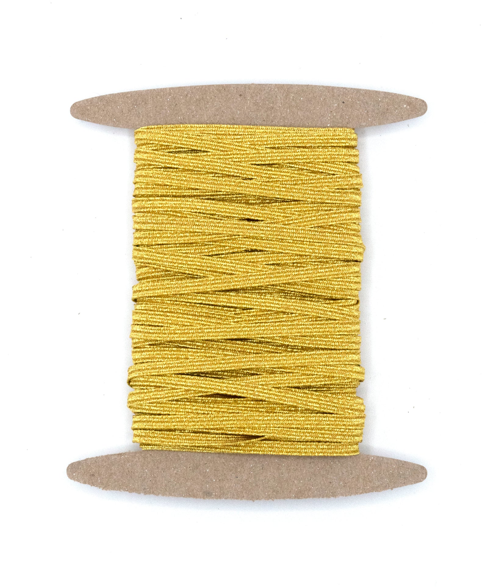 1/8 inch Elastic Metallic Yellow Gold Elastic