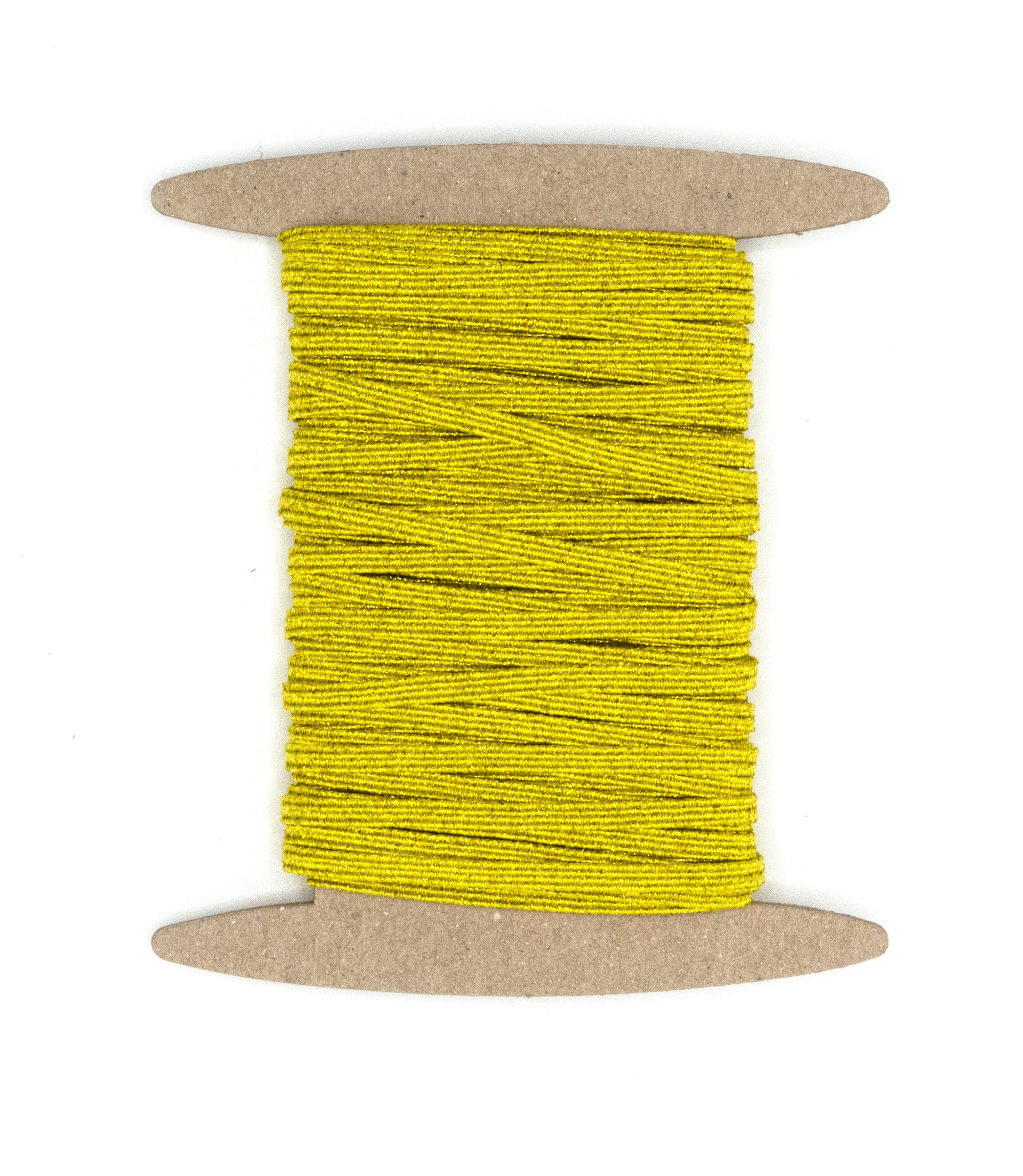 1/8 inch Elastic Metallic Yellow Elastic