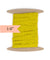 1/4 inch Elastic Metallic Yellow Elastic